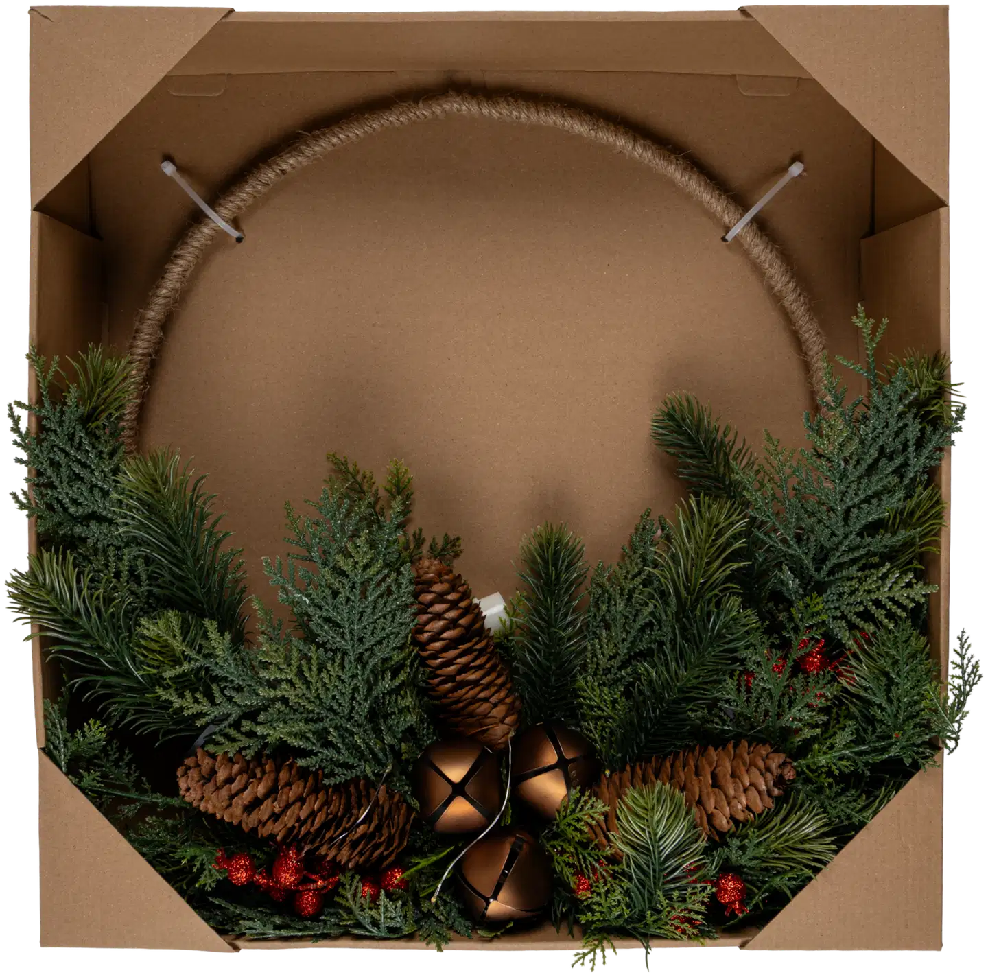 Koristekranssi havut 60 cm 20 LED