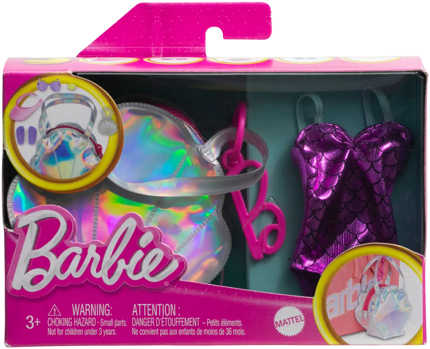 Barbie muotisetti vaate ja asusteita Premium Fashion, erilaisia - 5