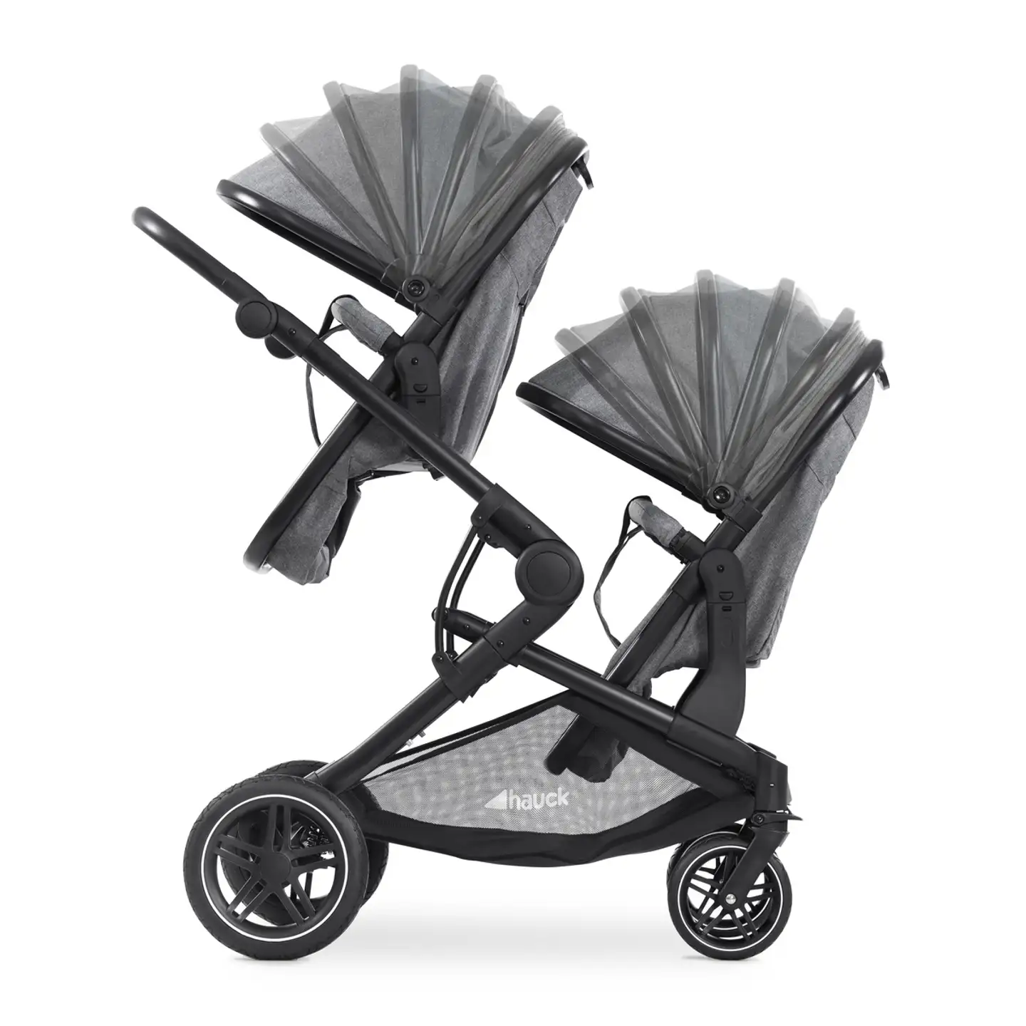 Hauck tuplarattaat Atlantic Twin harmaa - 32