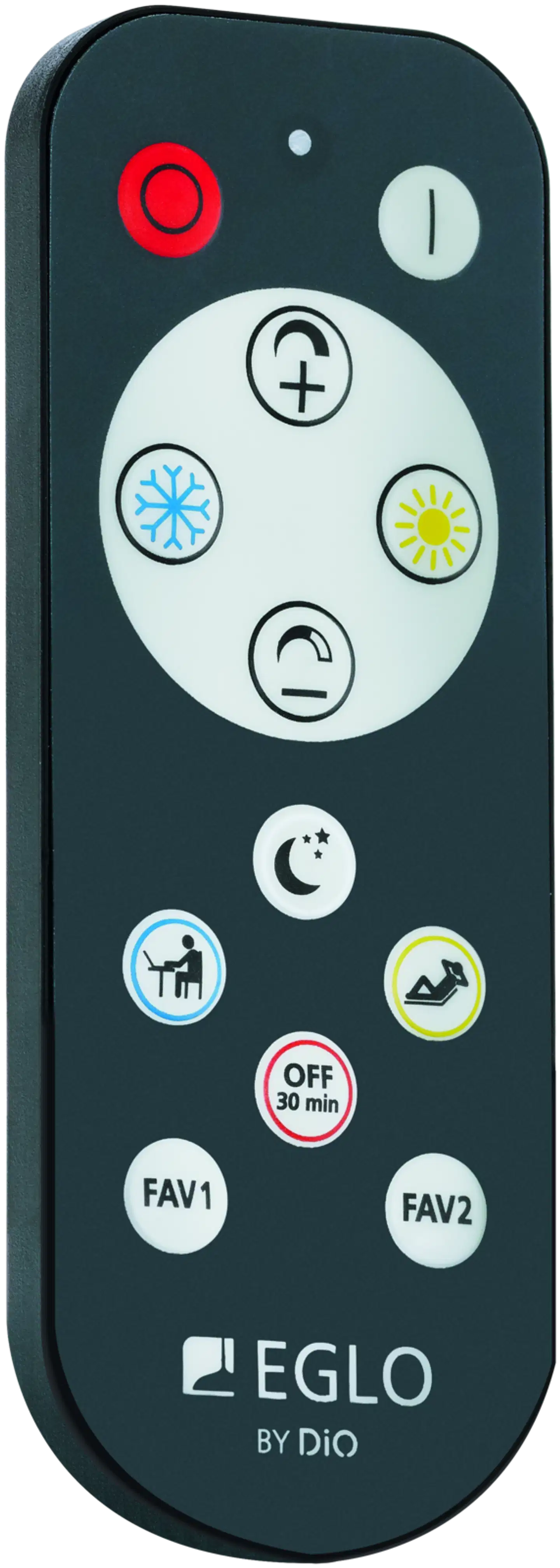 EGLO Kattovalaisin Padulari led 25,6W 53,5x47cm musta/valkoinen - 2