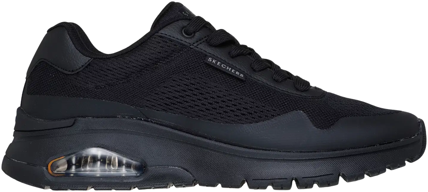 Skechers miesten vapaa-ajan lenkkari Uno Flex Black - BLACK - 3