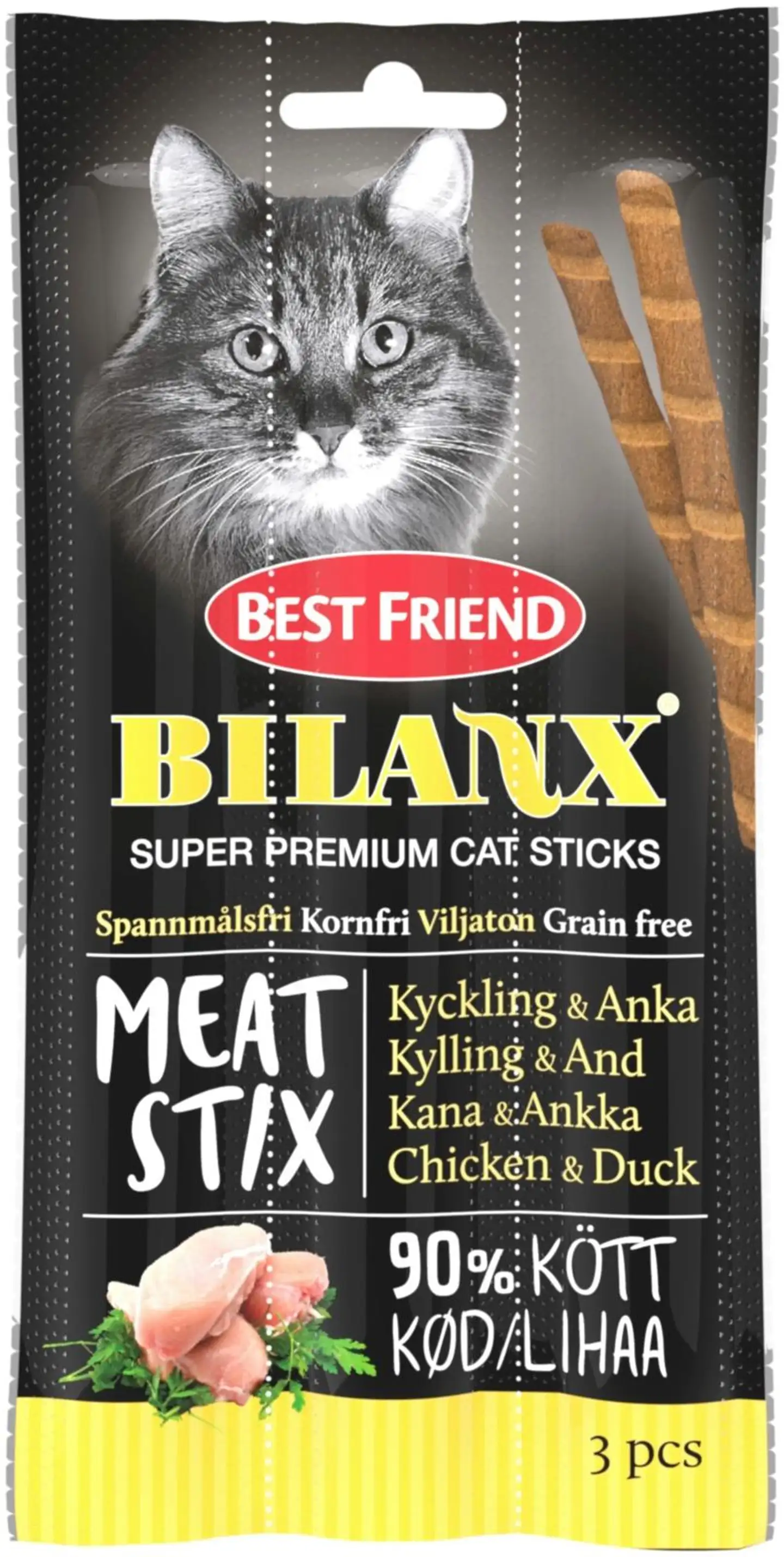 Best Friend Bilanx Stix kana&ankka 3-pack 15g