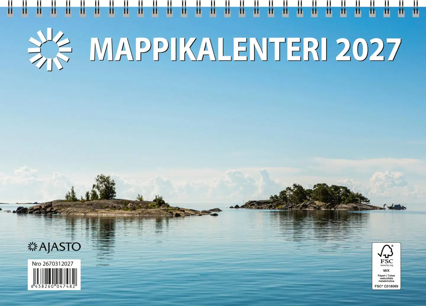 Ajasto seinäkalenteri Mappikalenteri - 1