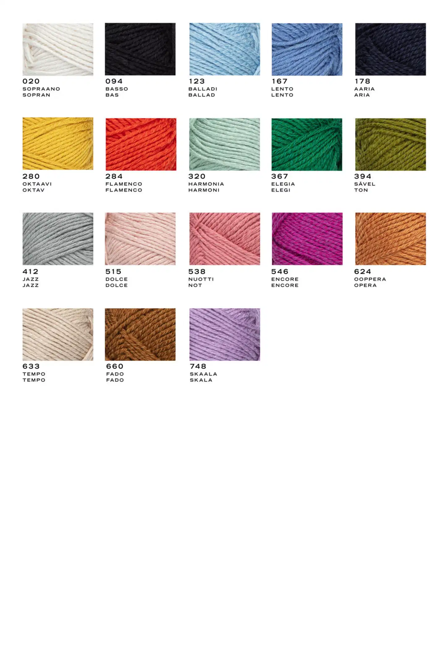 Novita lanka Sointu 50 g basso 094 - 4