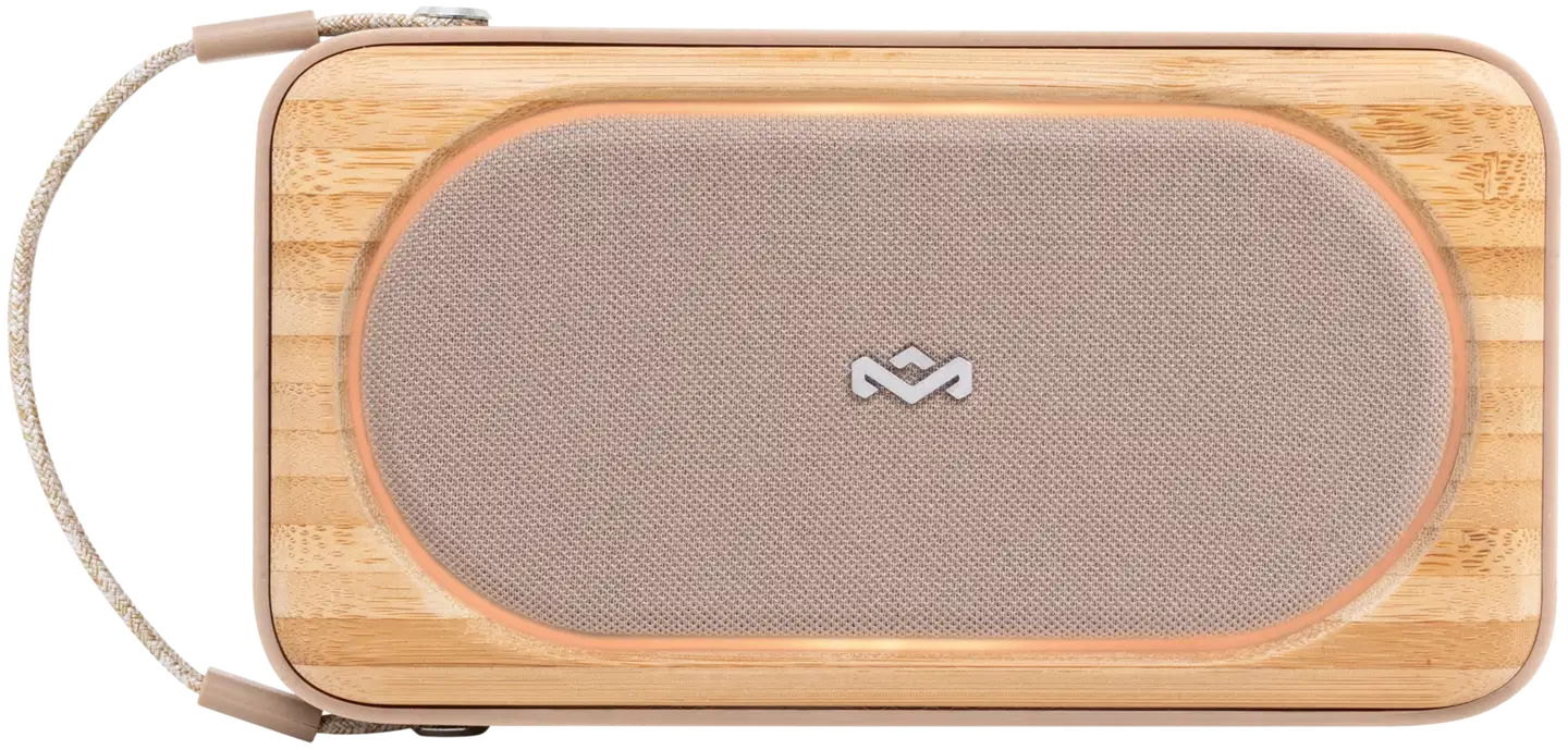 House of Marley Bluetooth kaiutin Roots Solar, beige/puu - 2
