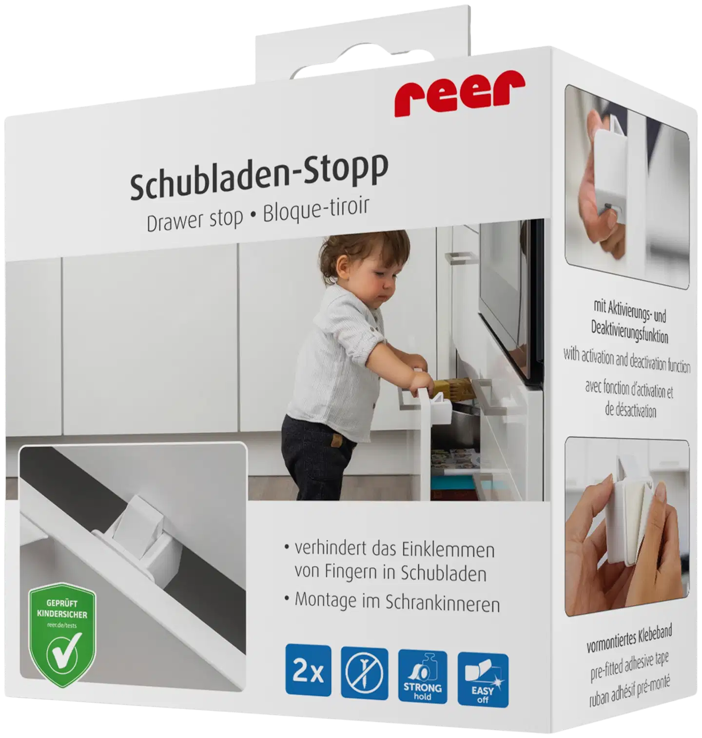 Reer vetolaatikon ovistoppari 2kpl - 2