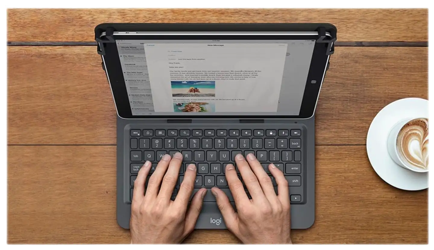 Logitech tablettisuoja näppäimistöllä 9-10 tuuman laitteille - 7