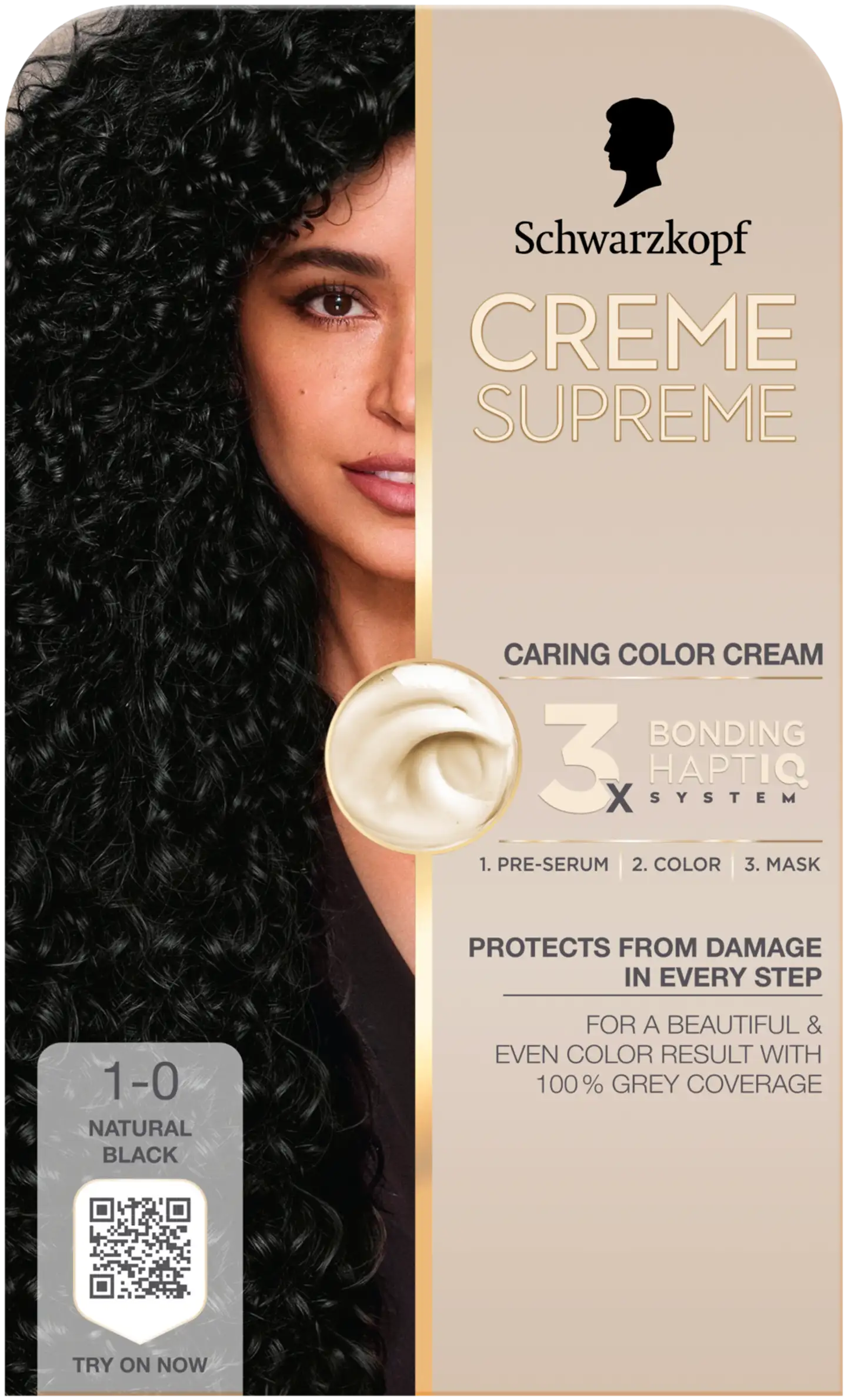 Creme Supreme 1-0 Luonnollinen Musta