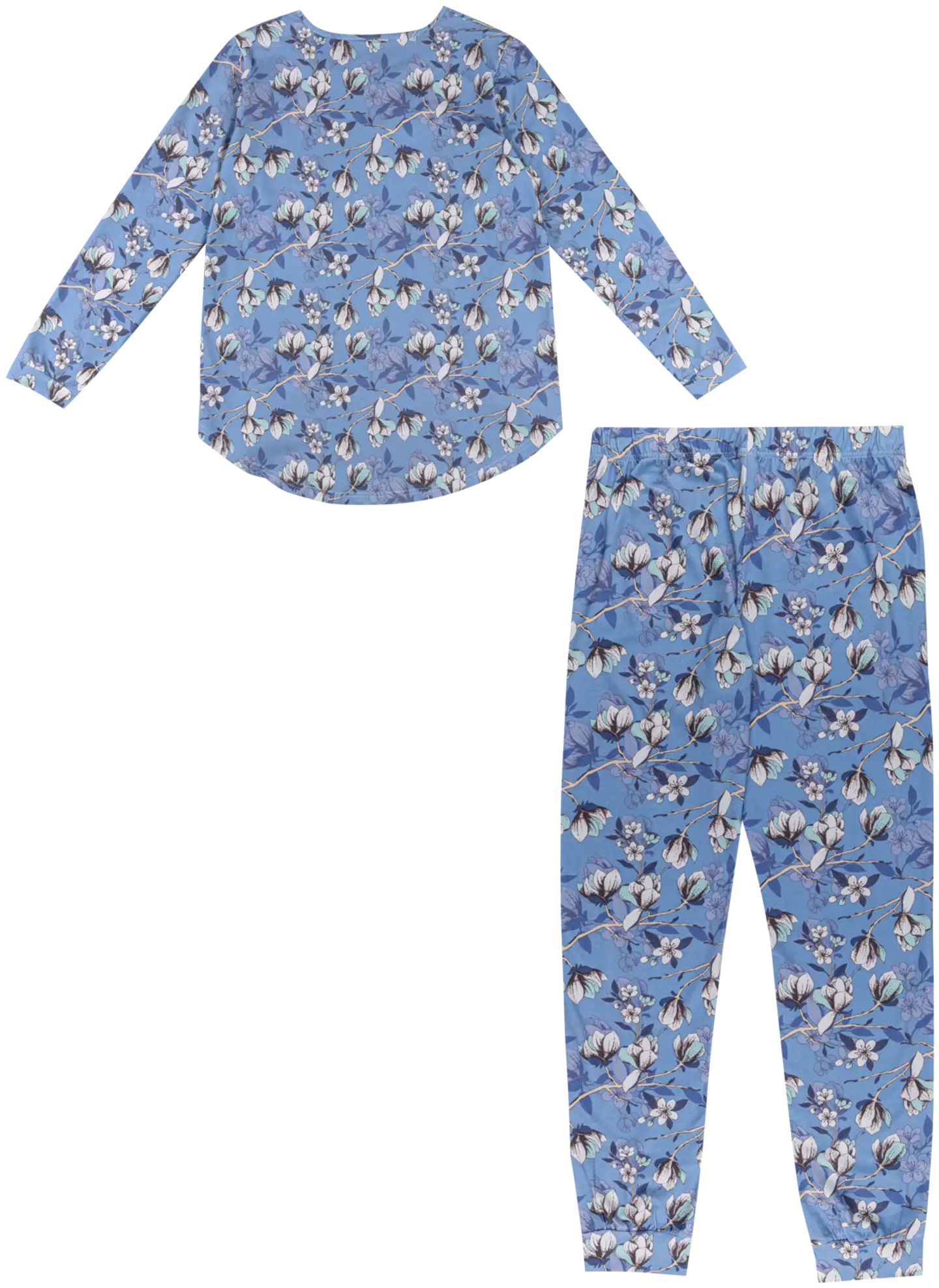 Actuelle naisten pyjama 212A382513 - BLUE AOP - 2