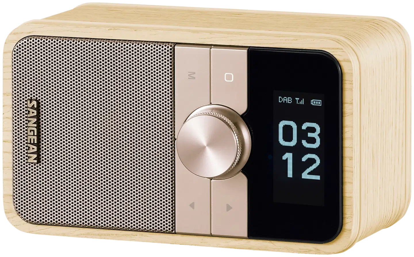 Sangean radio Bluetooth yhteydellä DDR-8, valkoinen tammi - 2