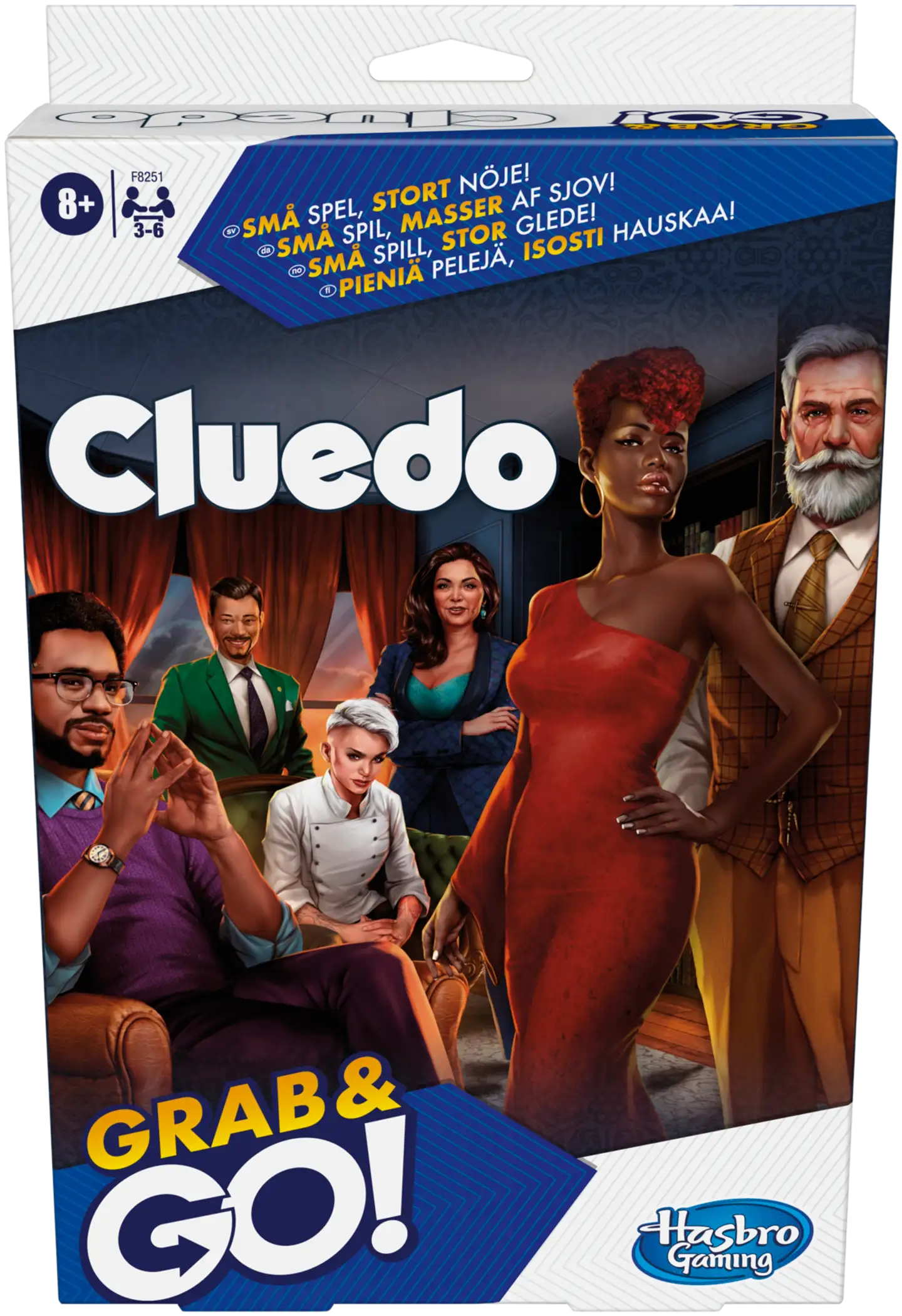 Hasbro Matkapeli Cluedo Grab&Go - 1