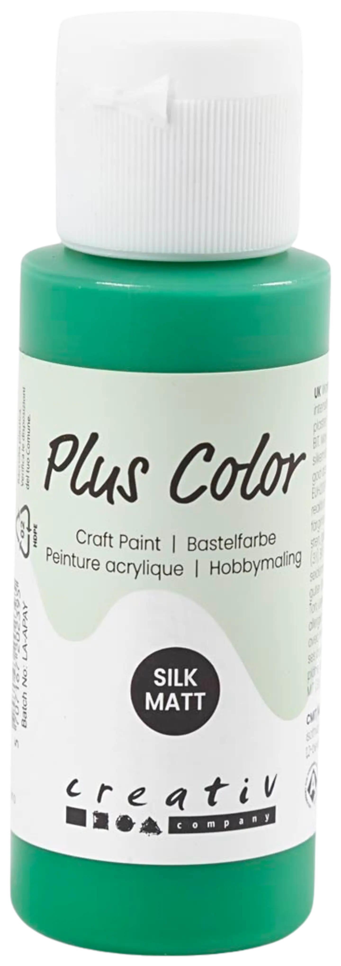 Plus Color askartelumaali 60 ml vihreä - 1