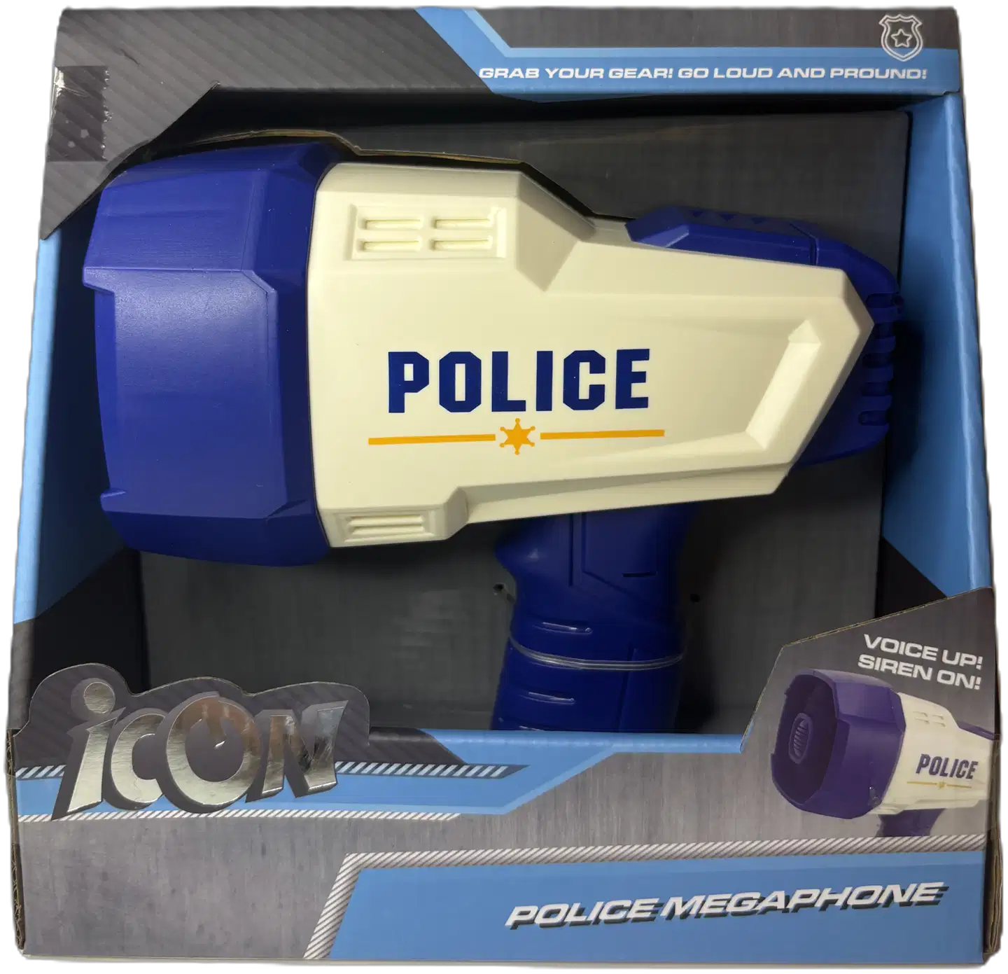 Icon Police megafoni ja sireeni - 1