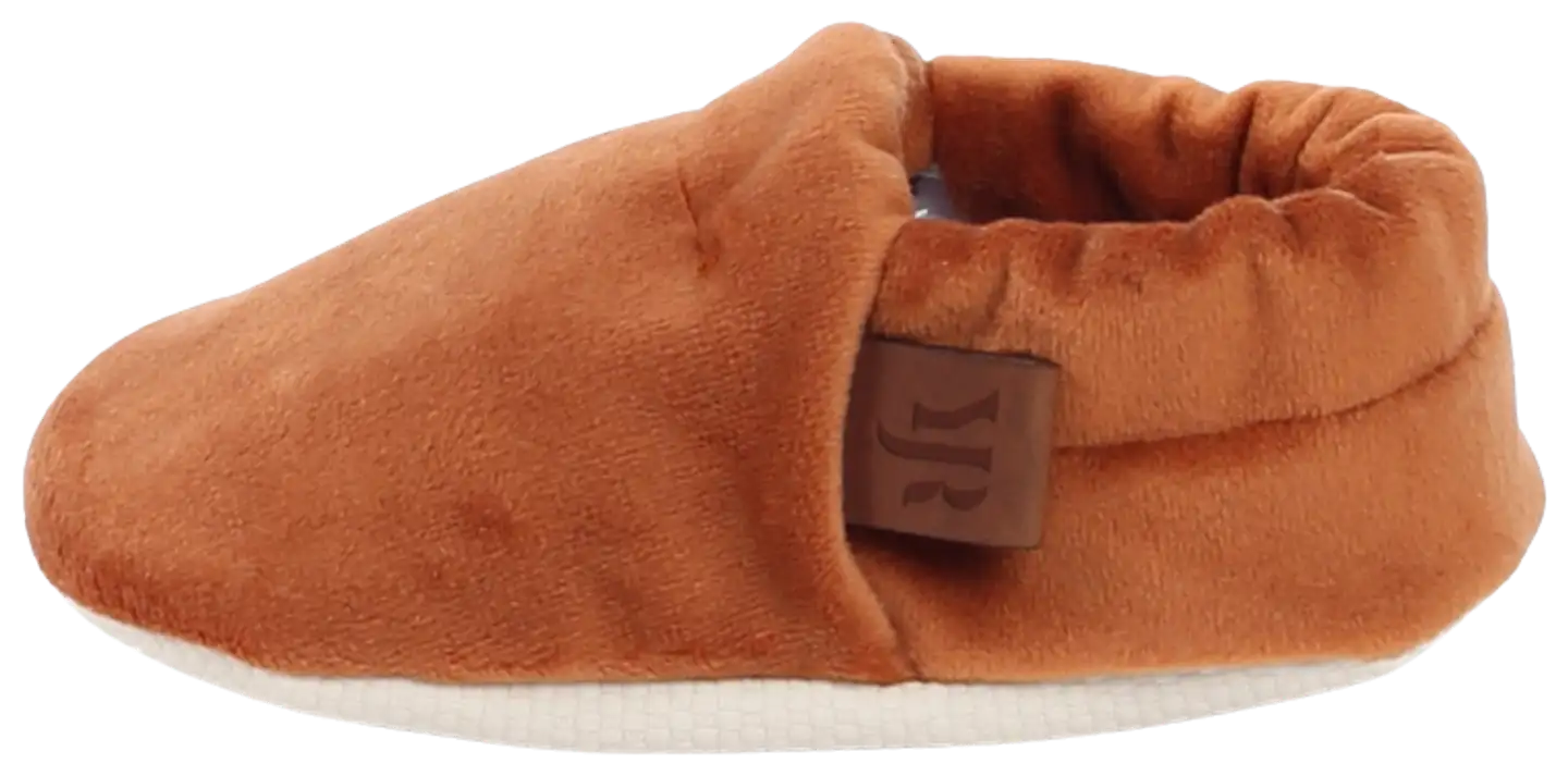 Yoyo Juniors lasten samettitossu Moccassins - Caramel - 1