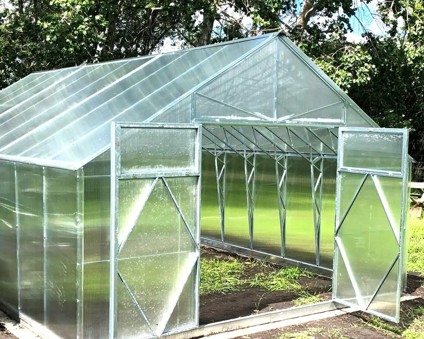 Ecoslider kasvihuone DD 4.0 X 16.81 - 5