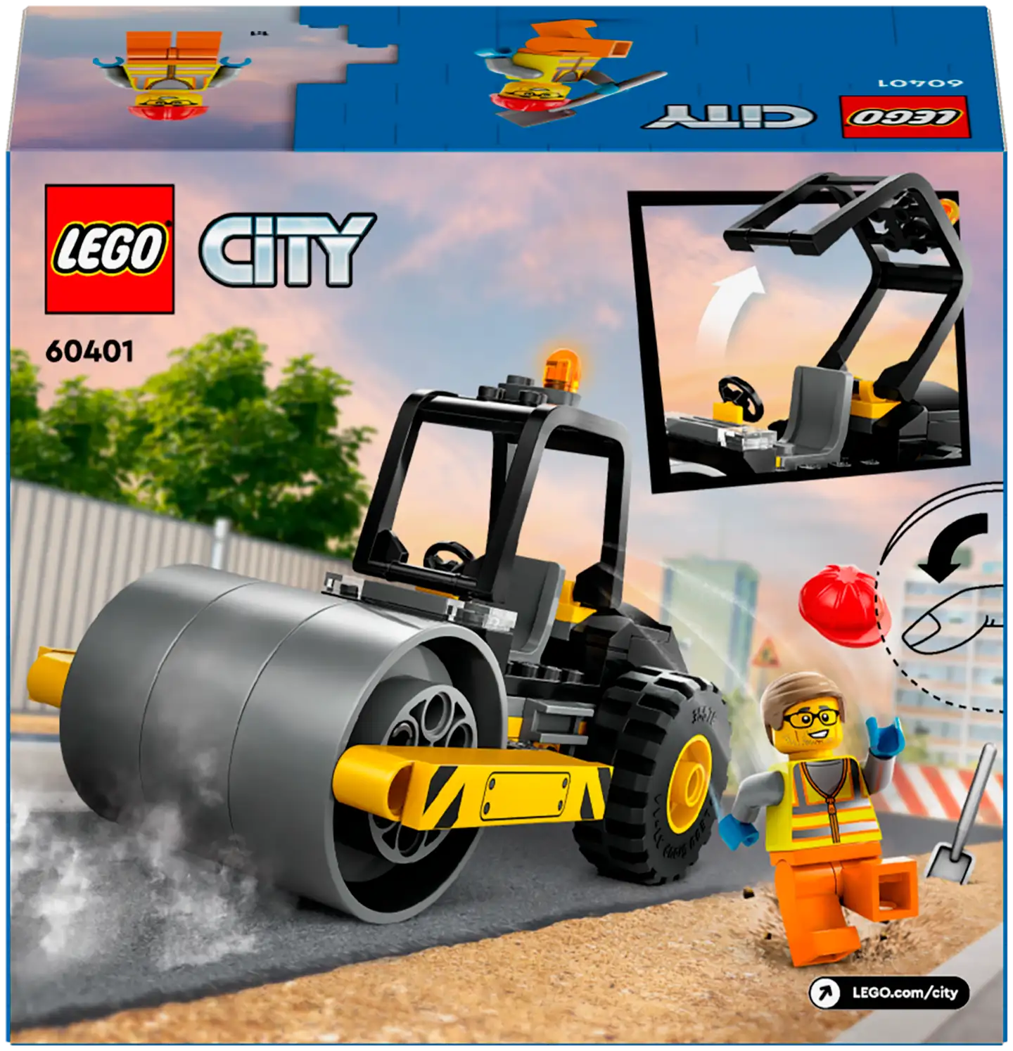 LEGO City Great Vehicles 60401 Rakennustyömaan tiejyrä - 3