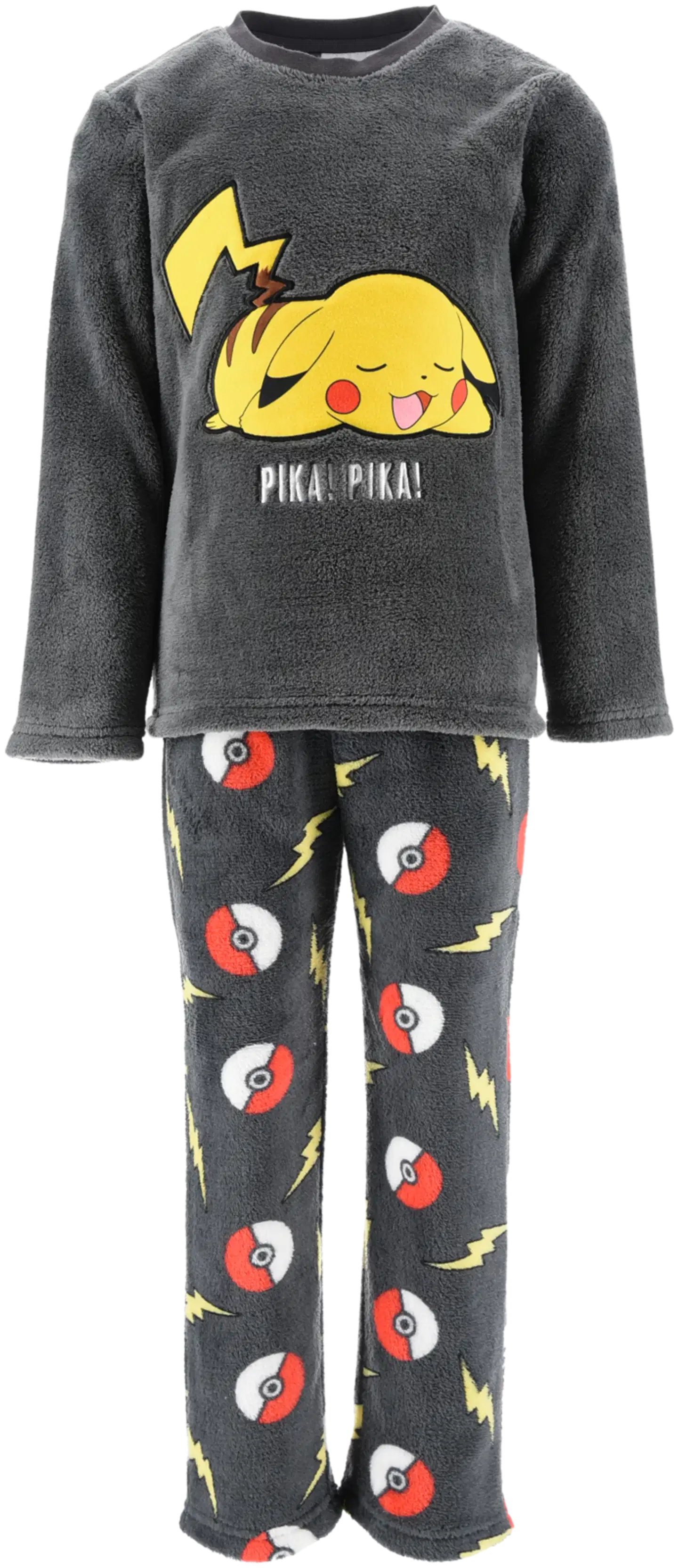 Pokemon Lasten fleece setti Pokemon - Harmaa - 1