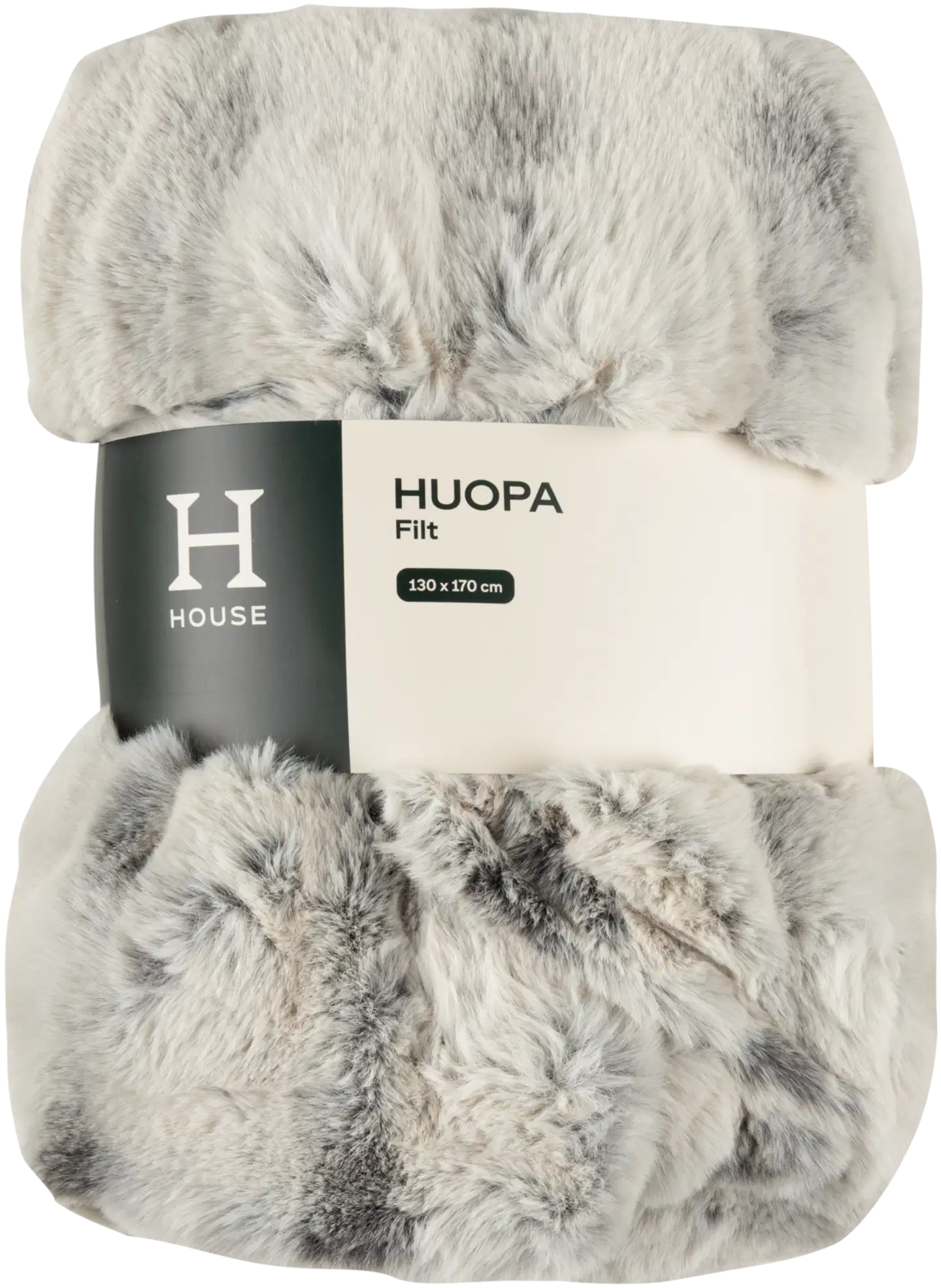 House huopa Bunnyfur 130x170 cm harmaa - 1