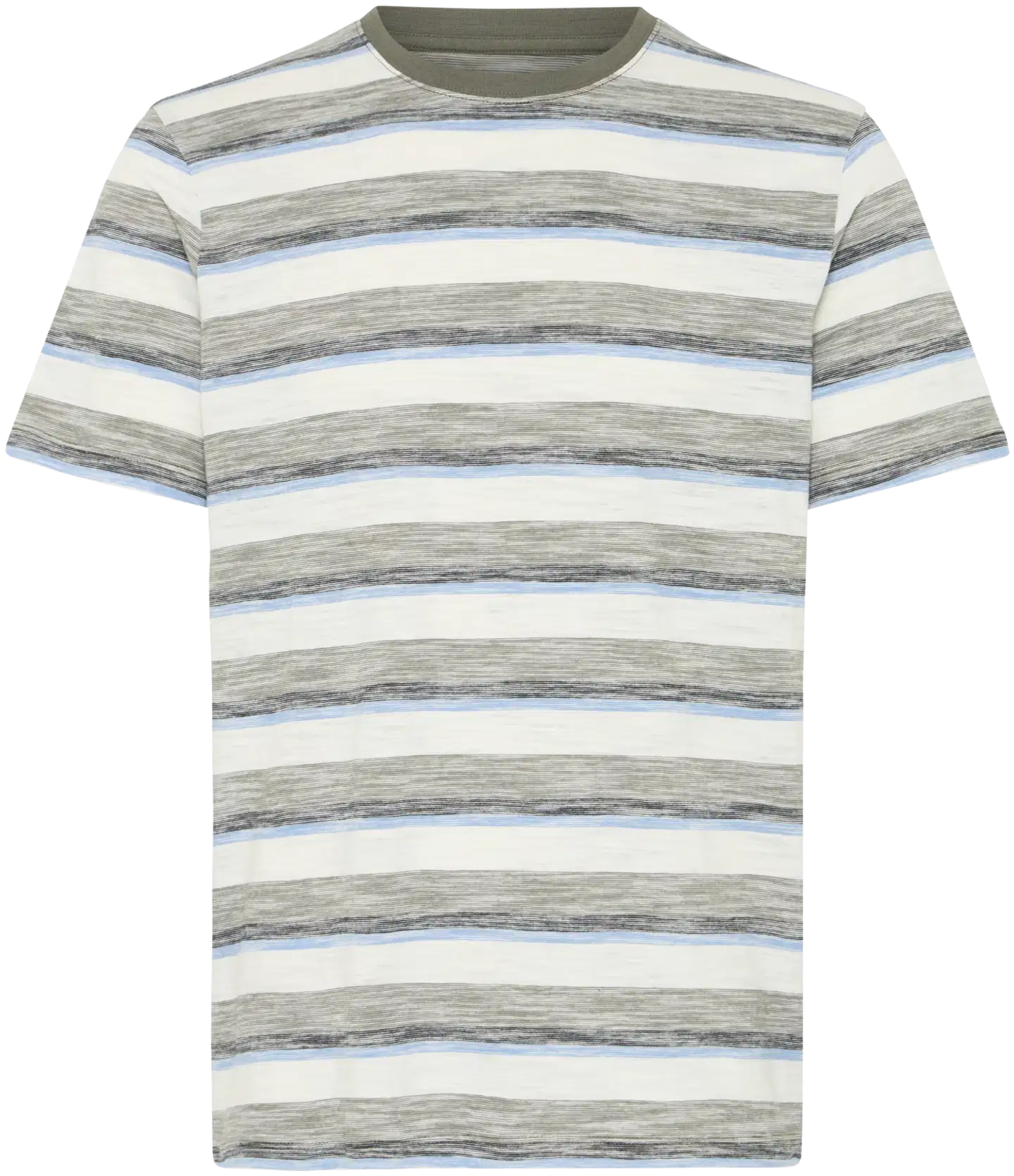 Blend miesten raidallinen t-paita BHKobe - dusty olive - 1