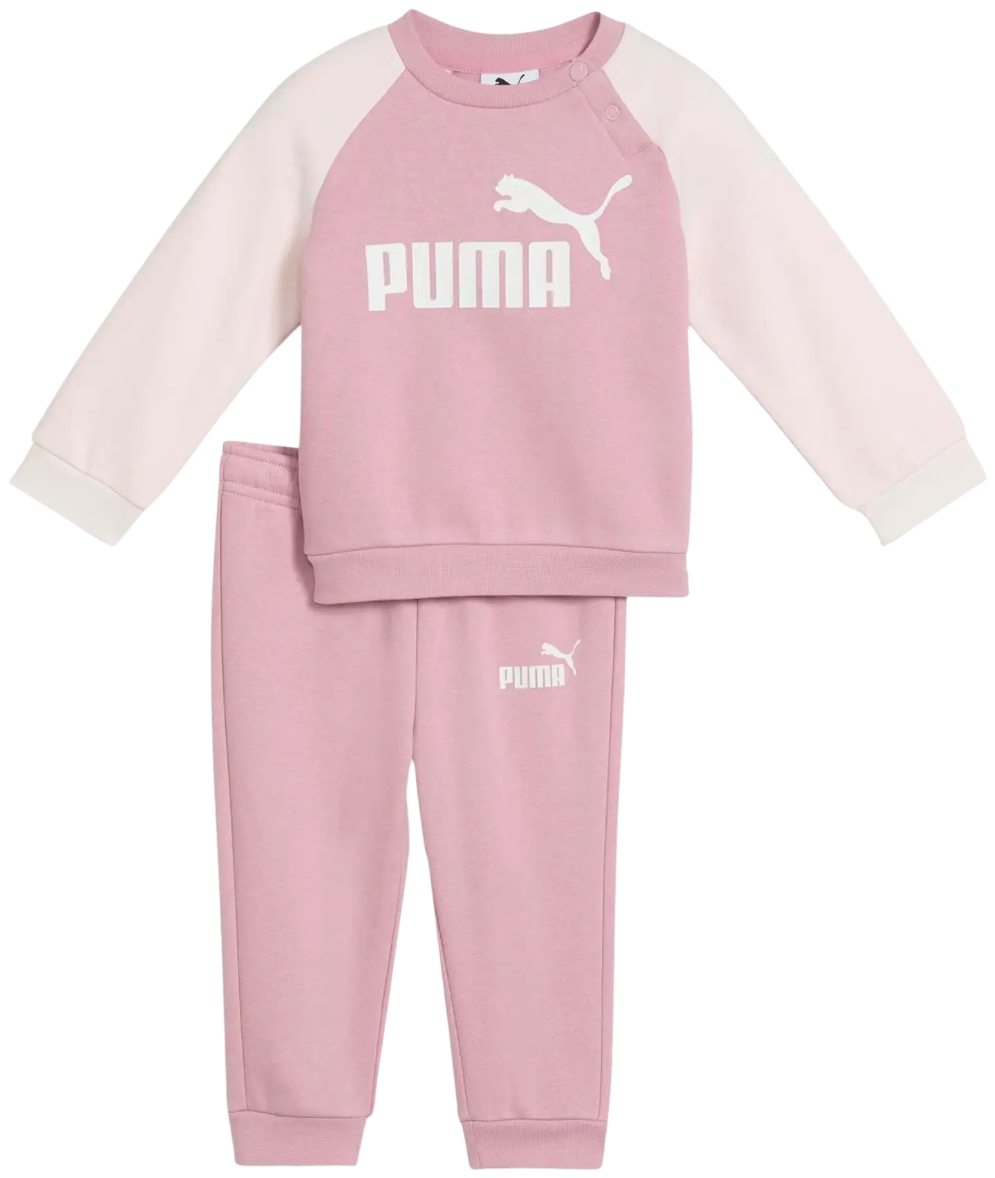 Puma lasten collegesetti Minicats Ess Raglan FL - Poised Pink
