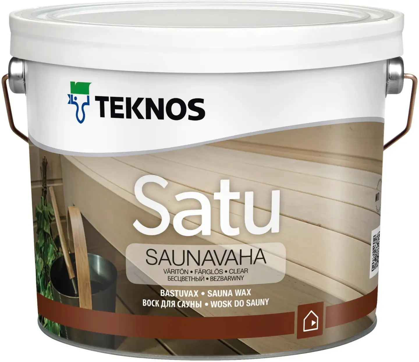 Teknos saunavaha Satu 2,7 l väritön sävytettävissä