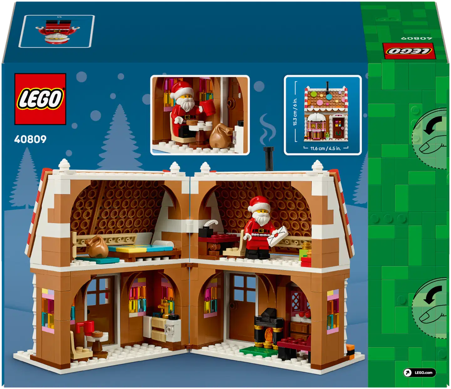 LEGO Seasons and Occasions 40809 Jouluinen piparkakkutalo - 4