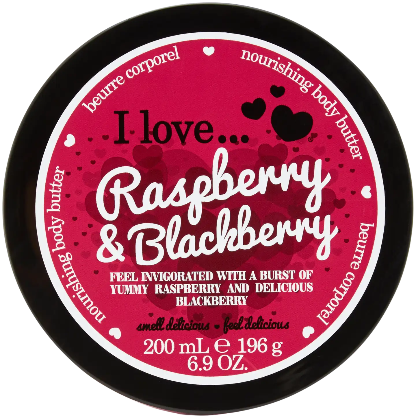 I Love hoitava vartalovoi Raspberry&Blackberry 200ml - 2