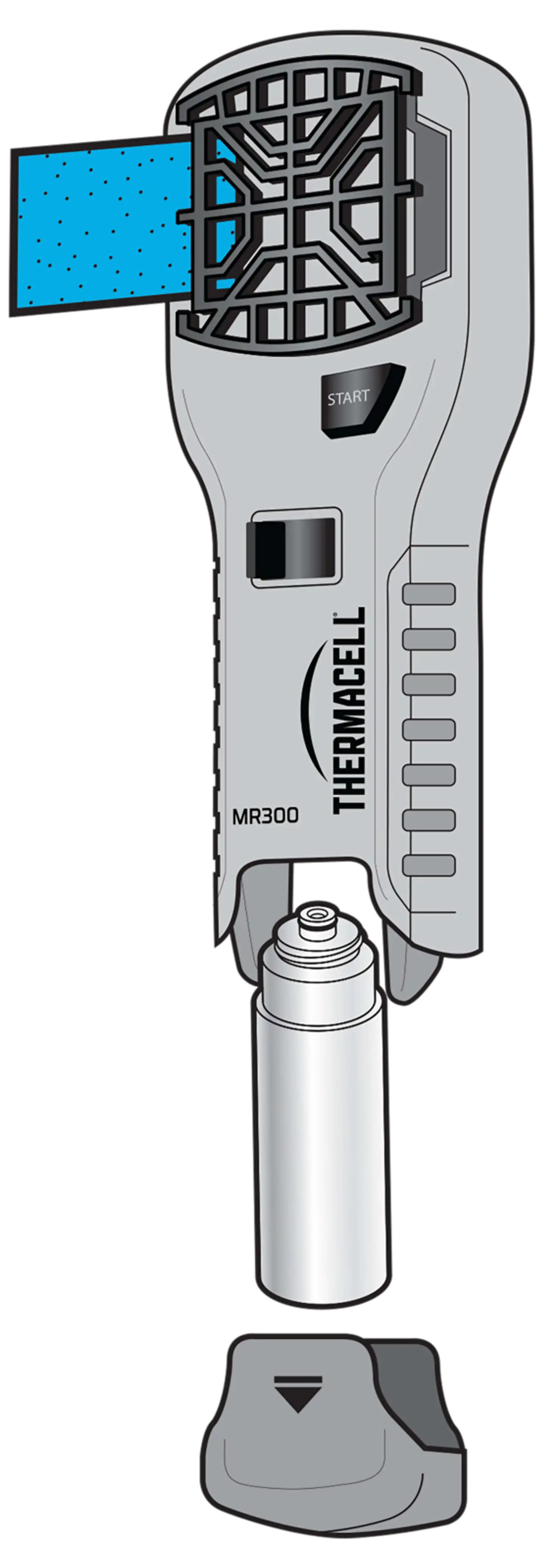 Thermacell MR-300W hyttystorjuntalaite valkoinen - 2