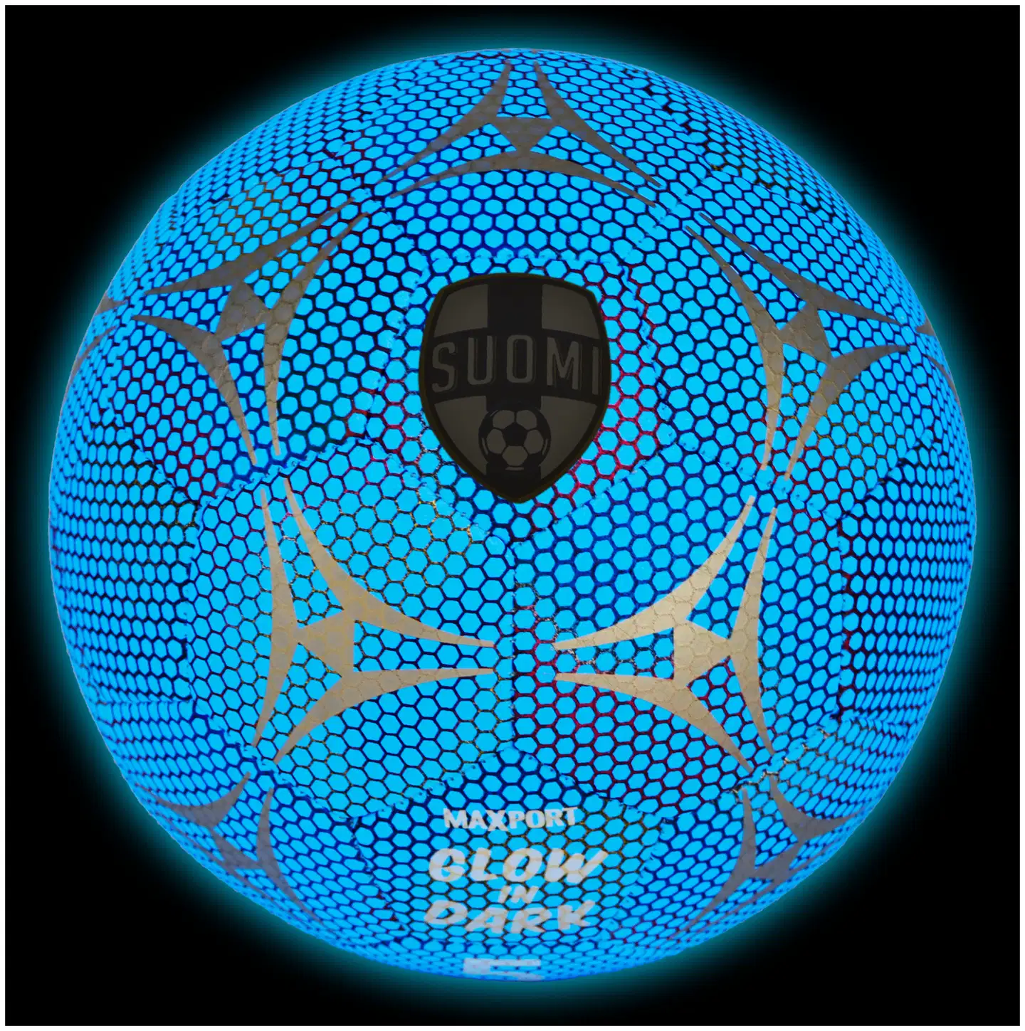 Suomi Glow in Dark jalkapallo sininen - 4 - 2