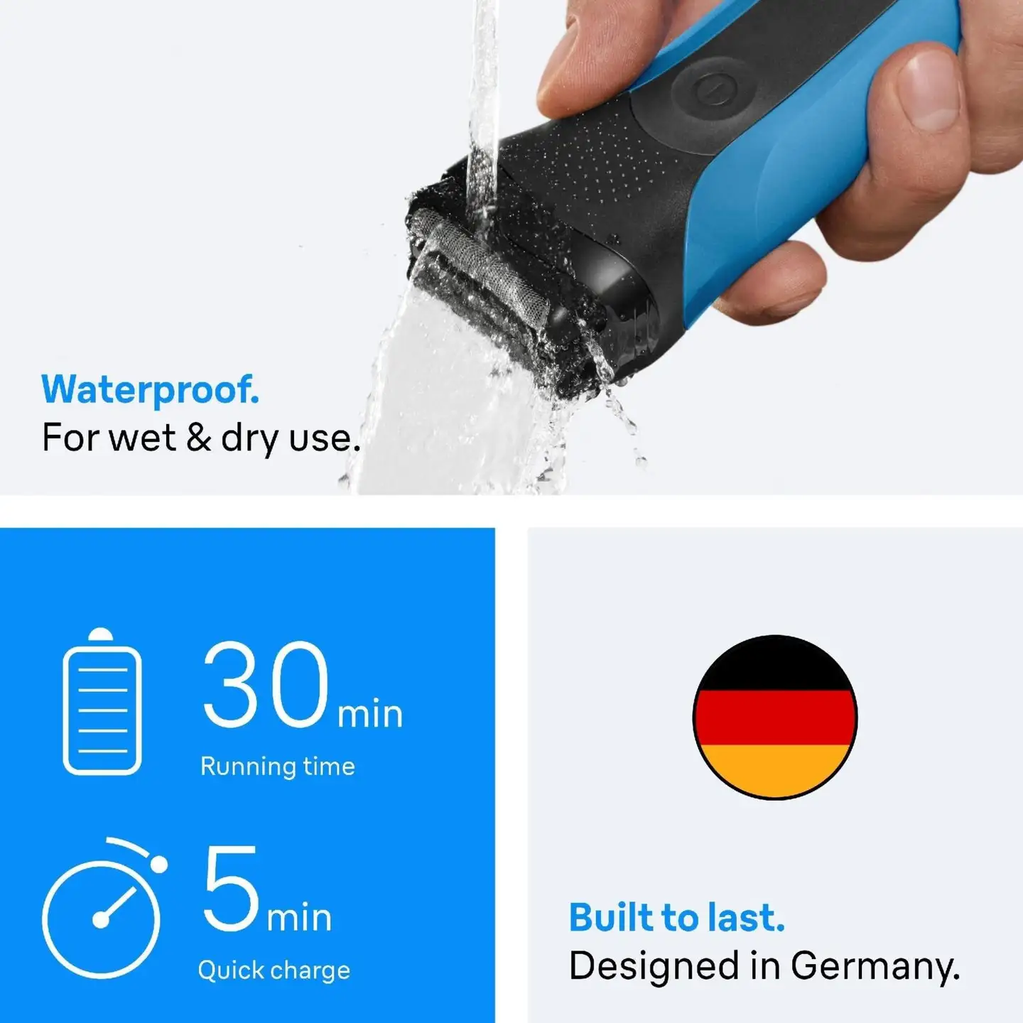 Braun parranajokone Series 3 310BT - 5