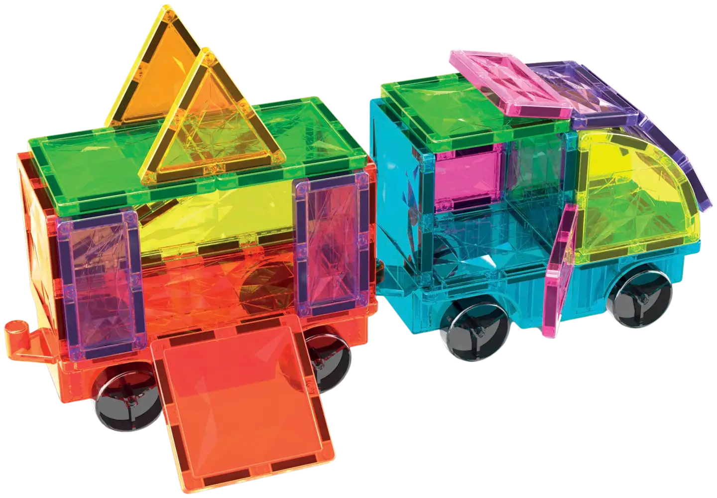 Geomag Magnetic Tiles Gems vehicles -rakennussetti - 6