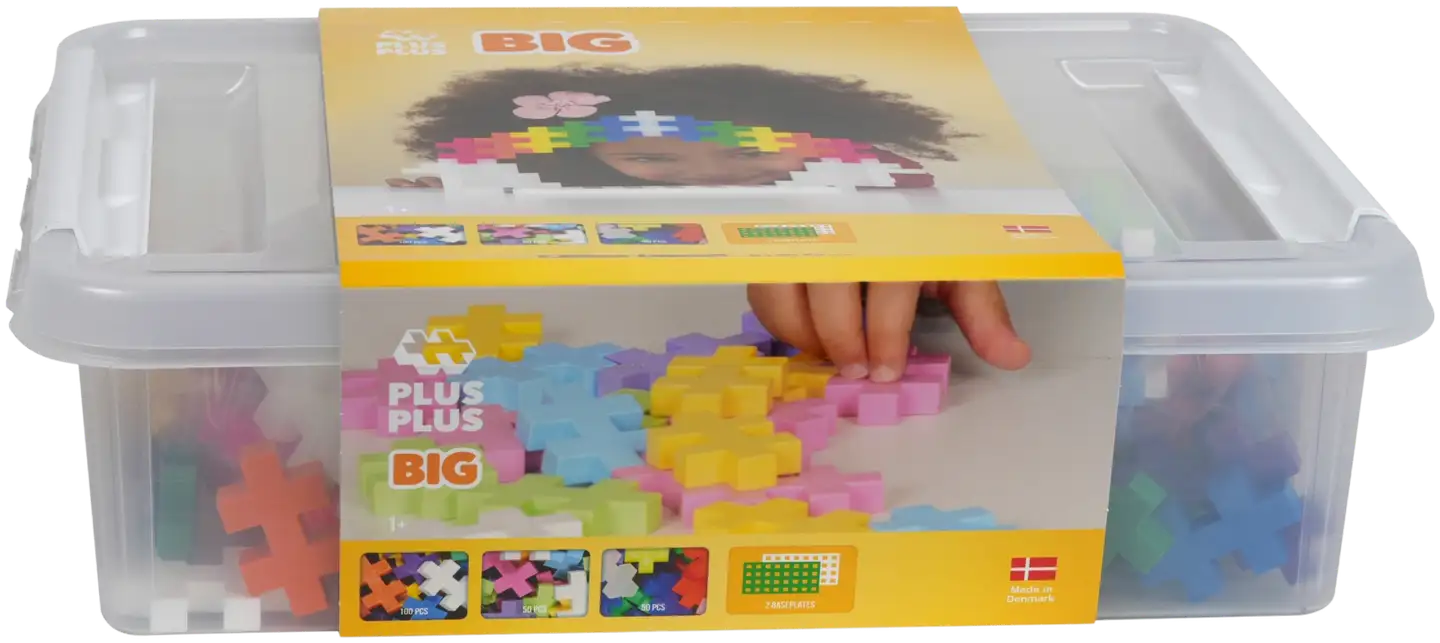 Plus-Plus BIG 200 palaa sekä säilytyslaatikko - 5