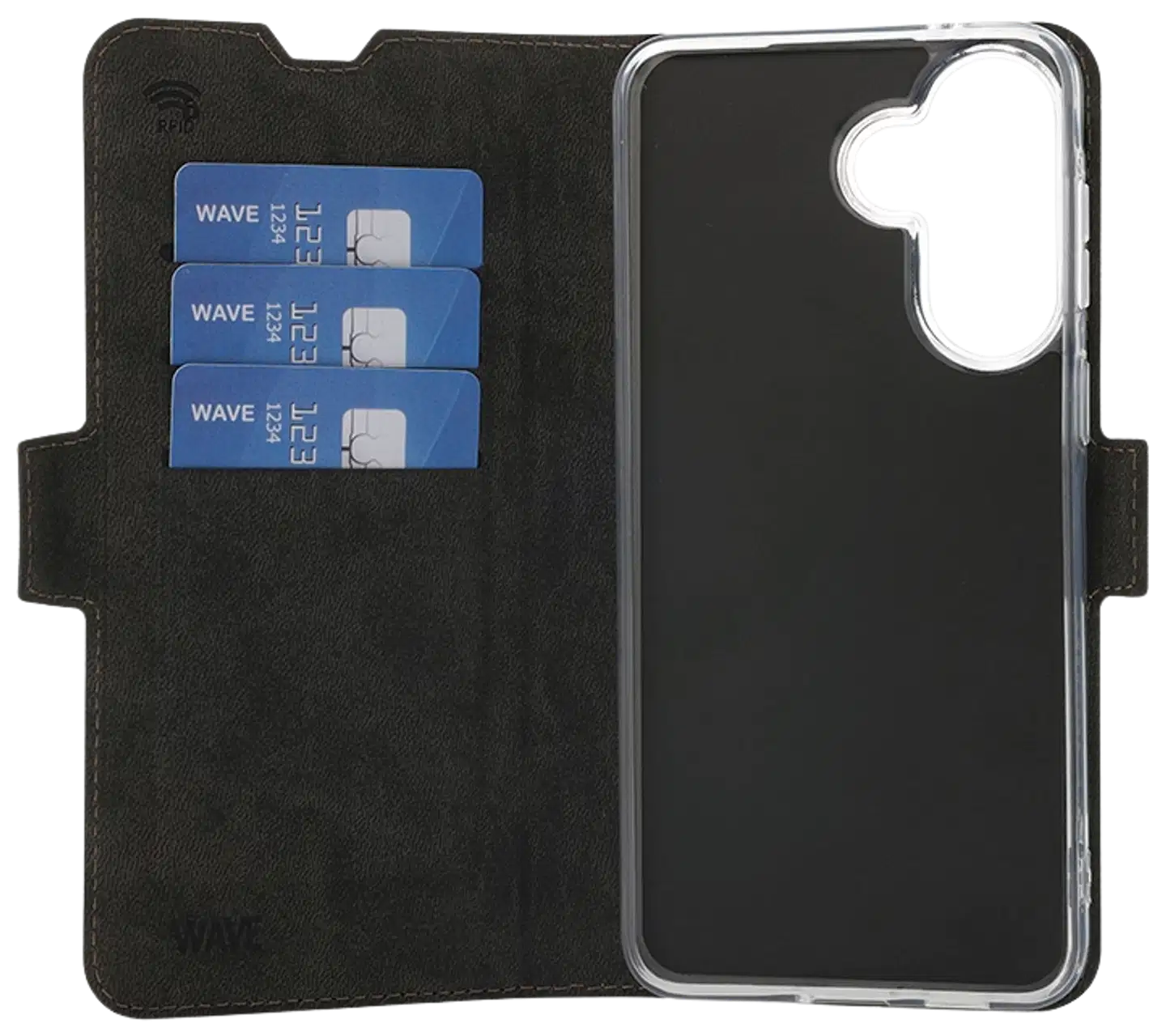 Wave Book Case, Samsung Galaxy A57 5G, Taupe - 3