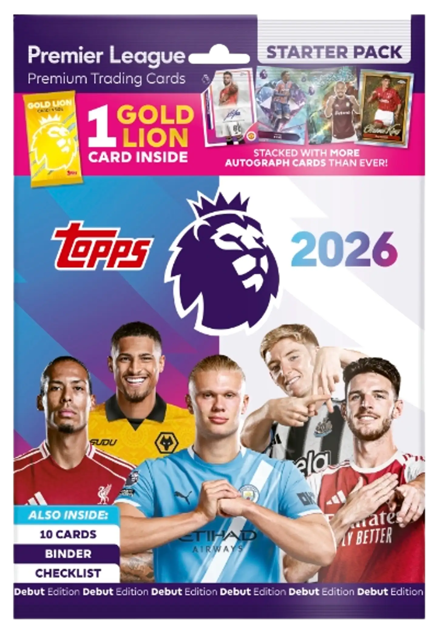 Topps Englannin Valioliiga Aloituspakkaus