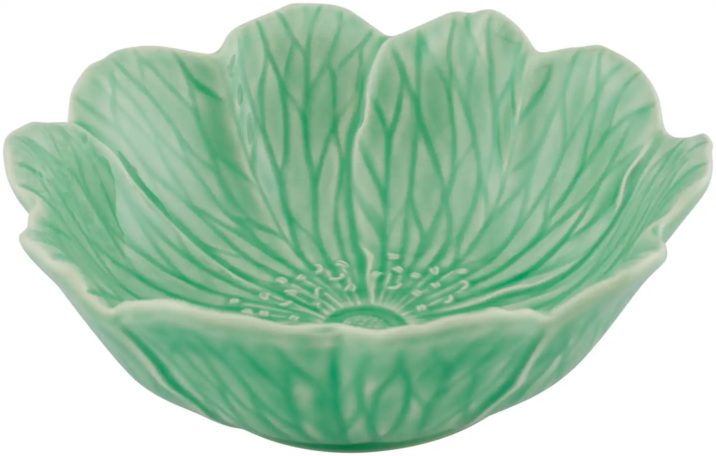 Bordallo Pinheiro kulho Flora 17 cm vihreä