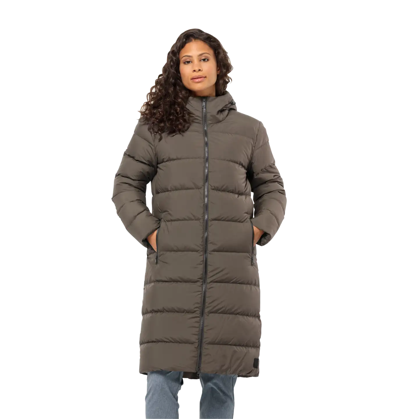 Jack Wolfskin naisten frozen palace coat 1204133 - cold coffee - 2