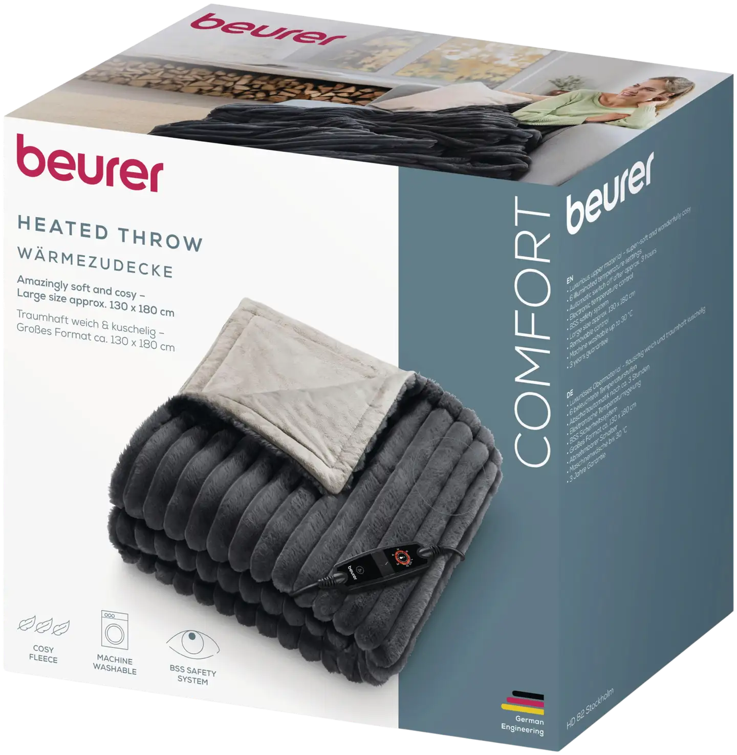 Beurer HD82 Stockholm lämpöpeite - 3