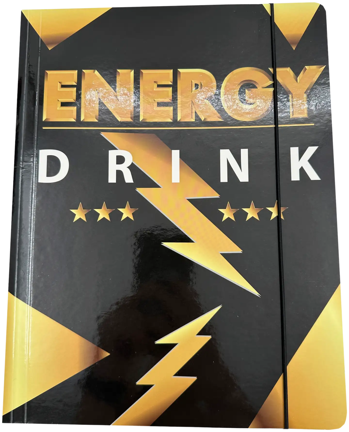 Energy Drink A4 kulmalukkokansio