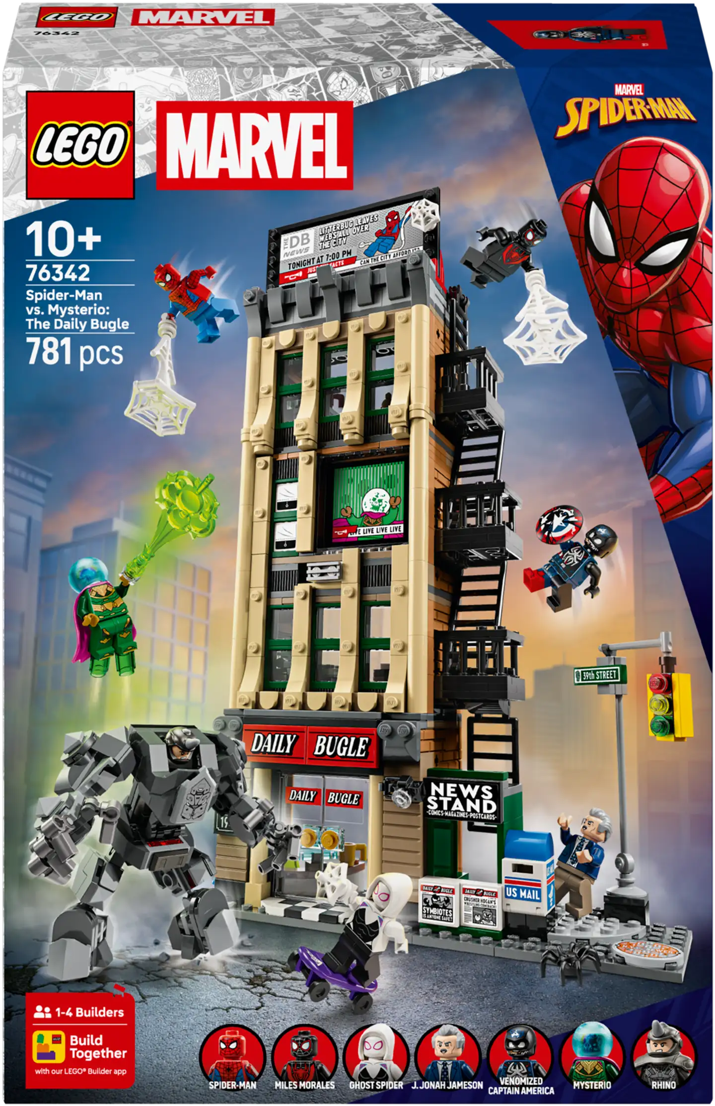 LEGO® Super Heroes Marvel 76342 Spider-Man vastaan Mysterio: Daily Bugle - 4