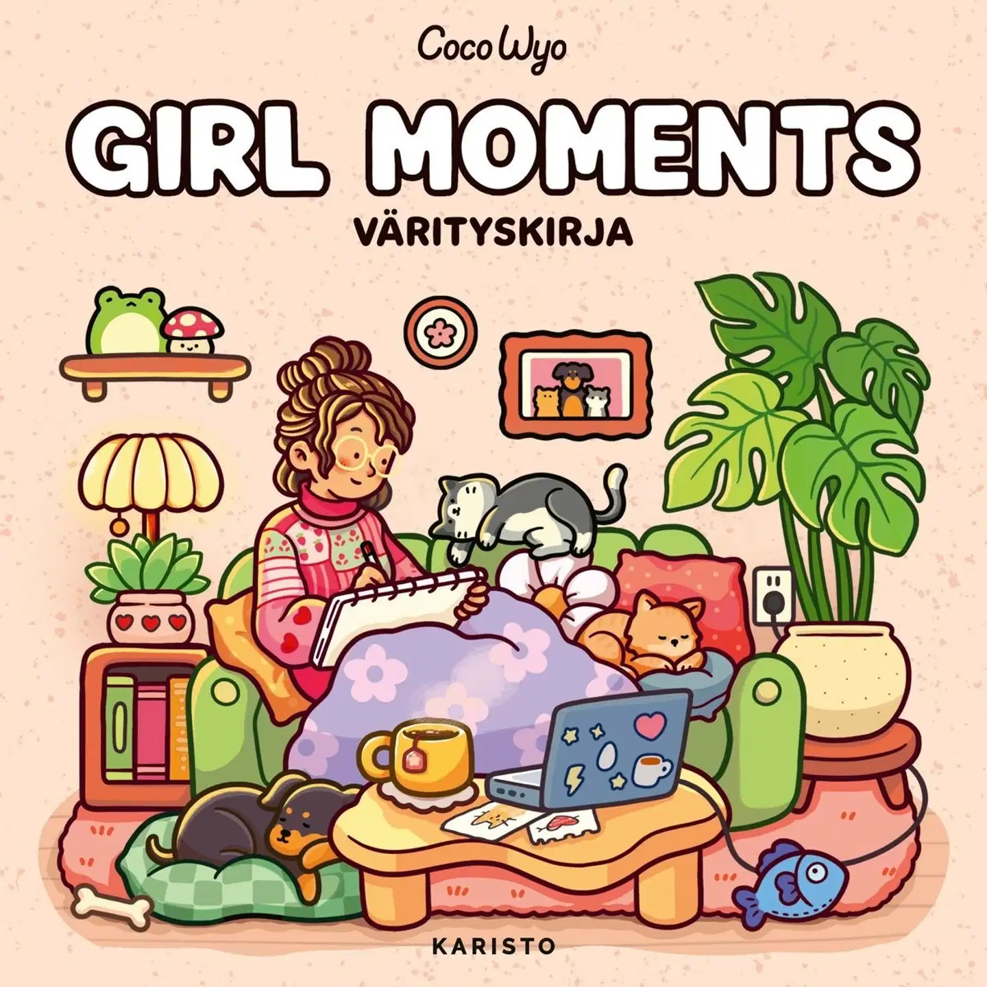 Coco Wyo - Girl Moments Värityskirja