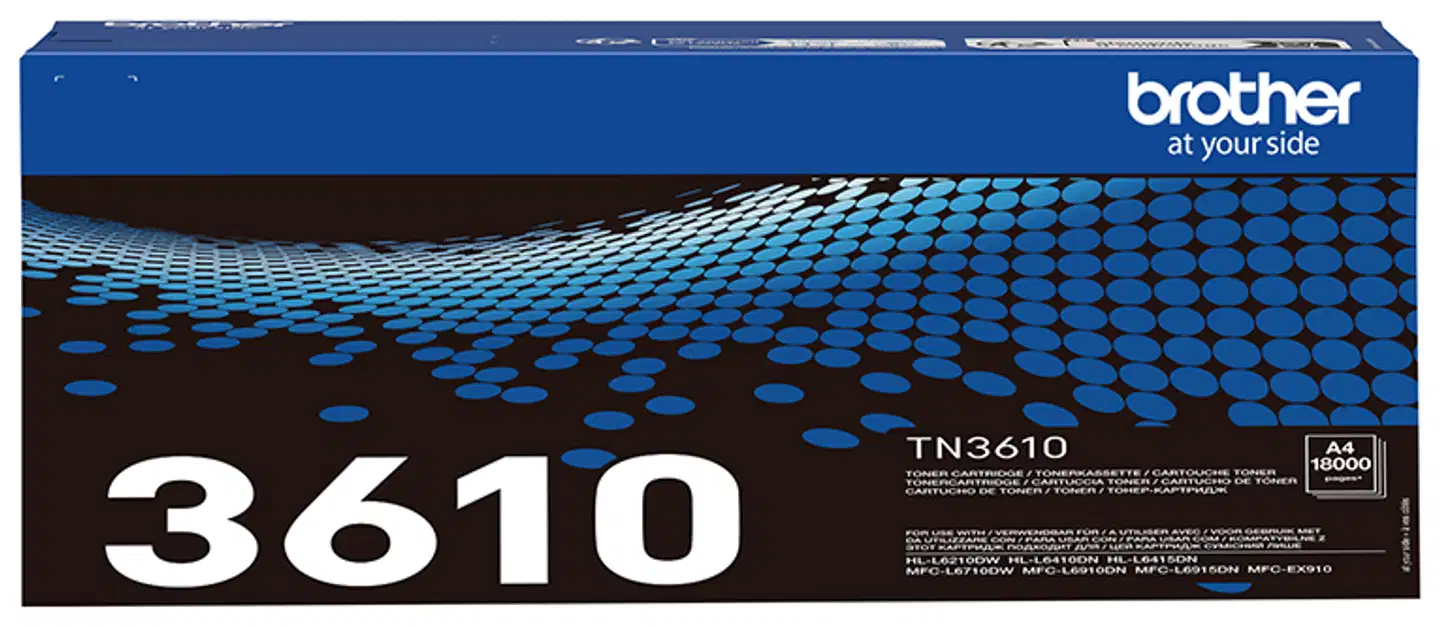 Brother laservärikasetti TN3610 musta - 4