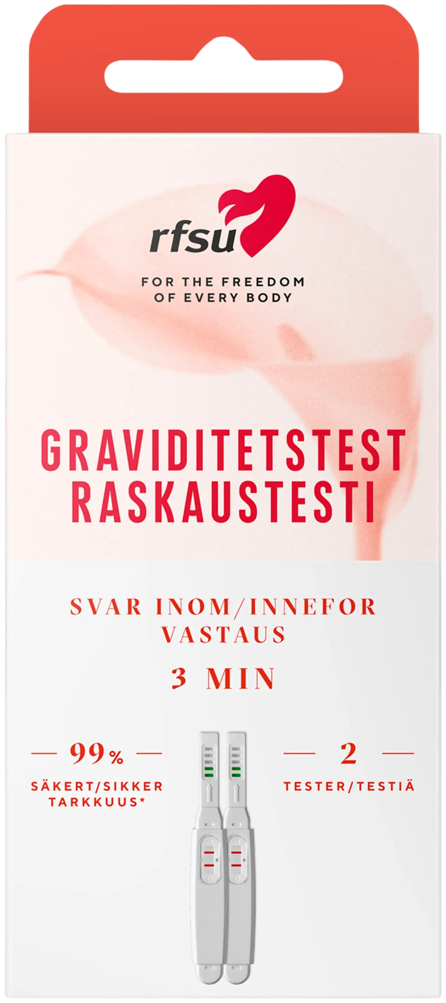 RFSU Raskaustesti Puikko 2 kpl