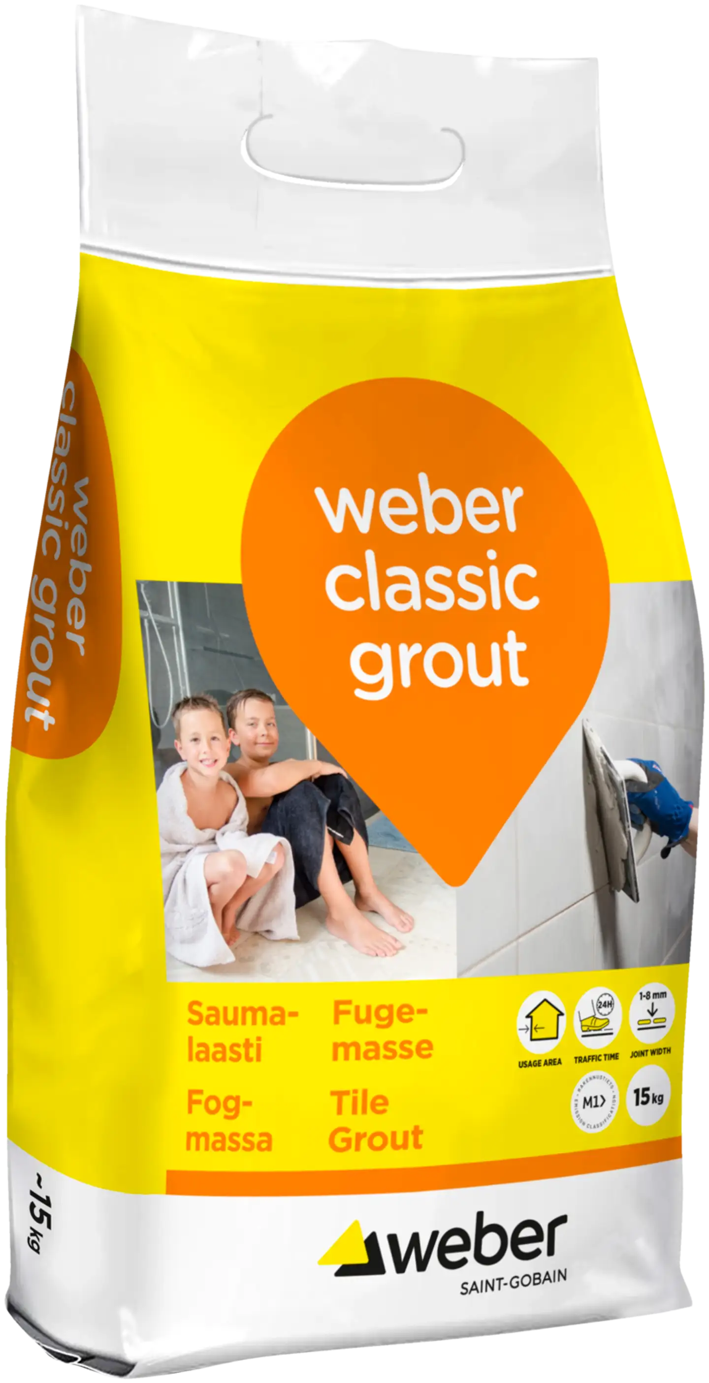 Weber Classic Grout saumalaasti 26 Sand 15 Kg