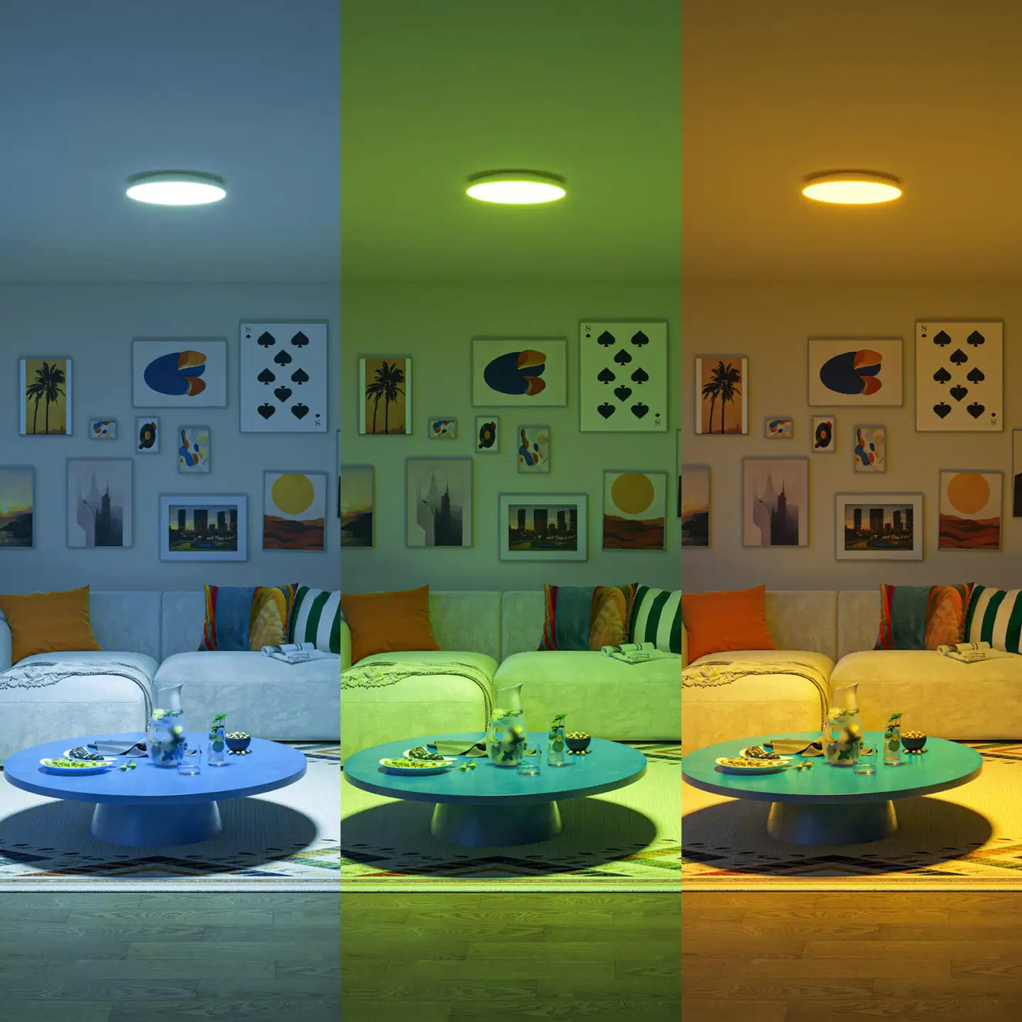 Philips Smart Lighting kattovalaisin pyöreä 24W RGB + valkoinen säädettävä kaukosäätimellä - 12