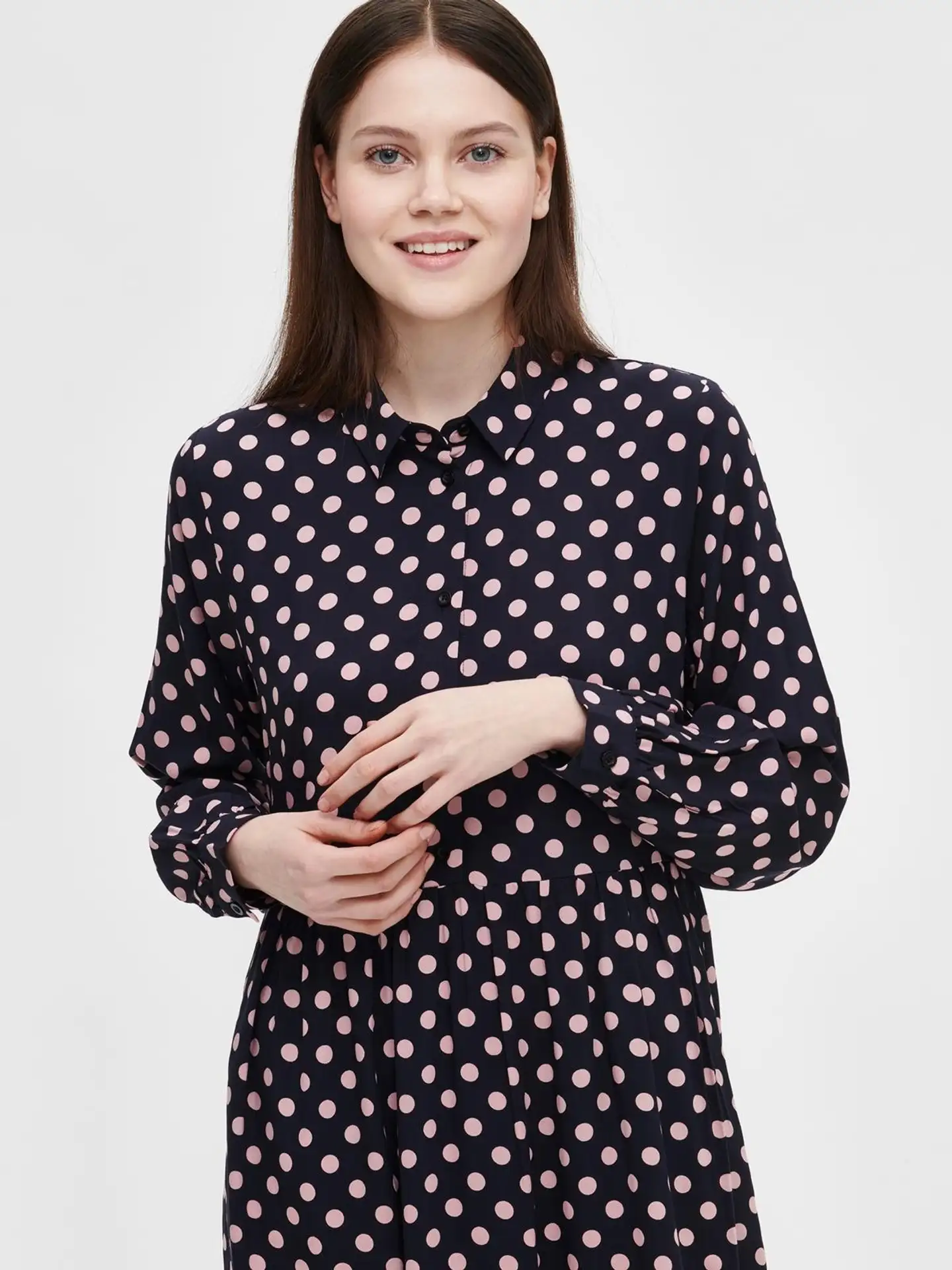 Naisten mekko Polkka NA-01-28721 - tummansininen - 3