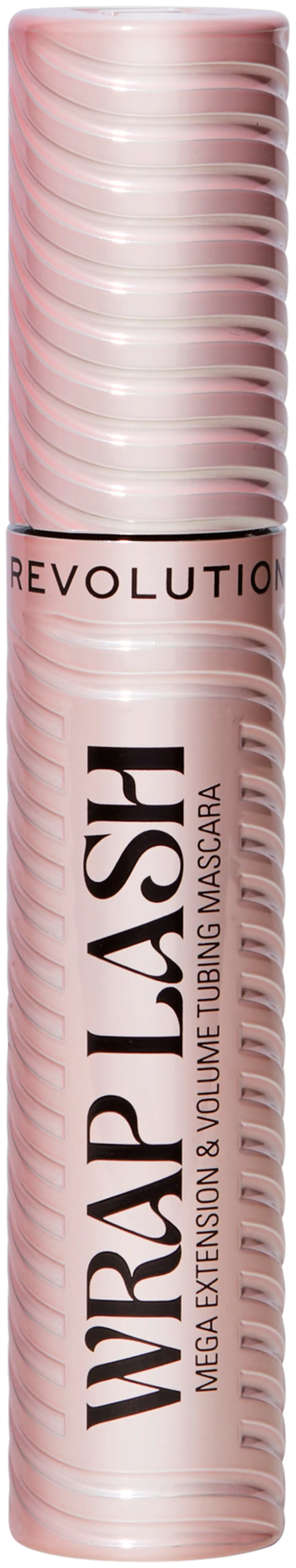 Makeup Revolution wrap lash ripsiväri 8,5ml mega extension & volume tubing burgundi - Black - 1
