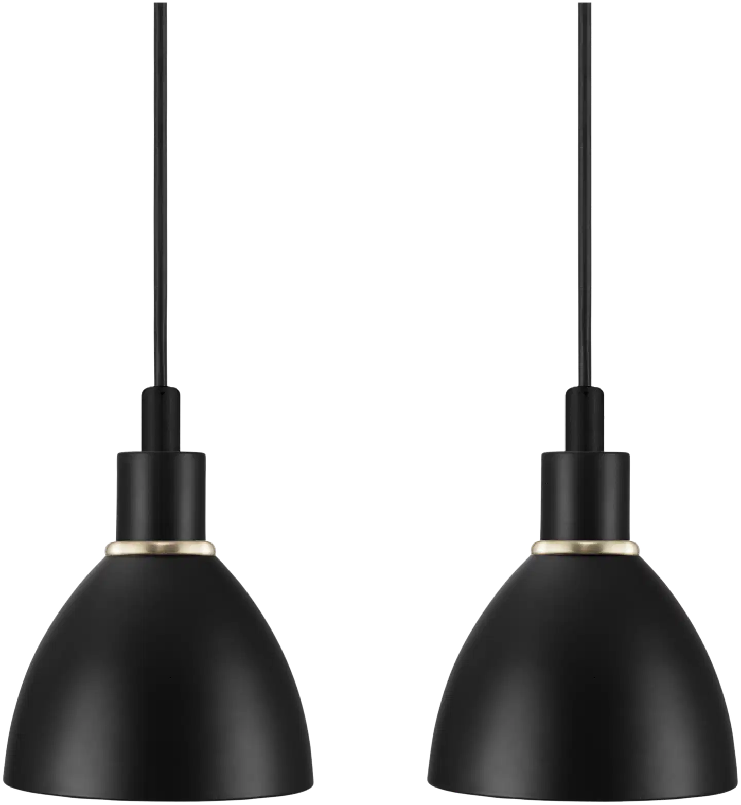 Nordlux riippuvalaisin Ray 2 kpl musta/messinki - 1