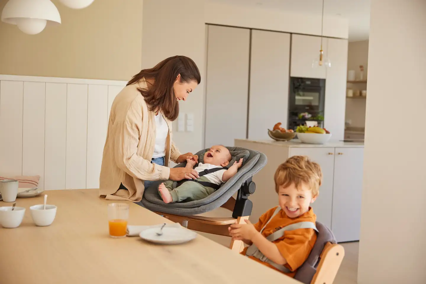 Hauck sitteri Highchair Bouncer tummanharmaa - 27