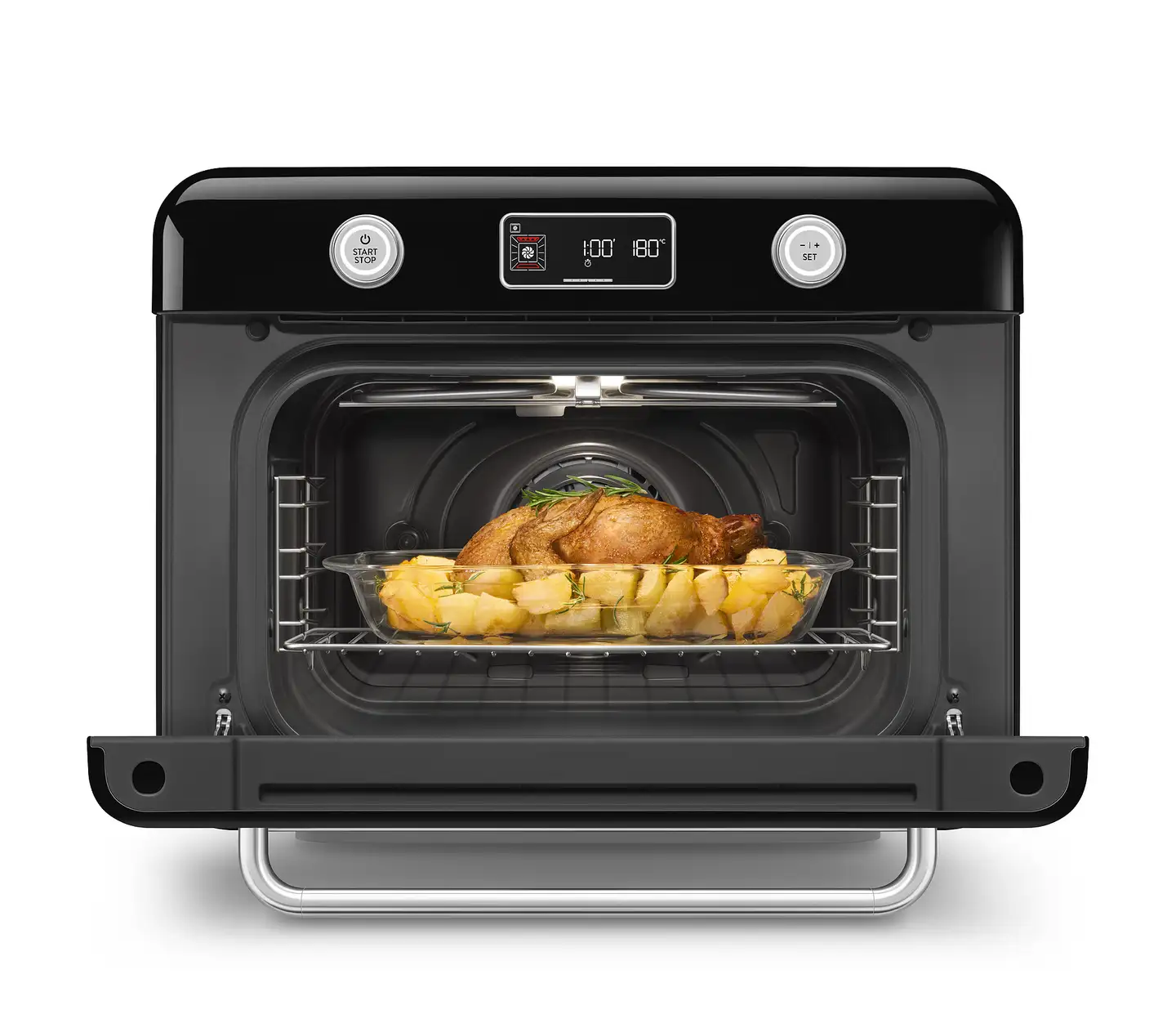 Smeg yhdistelmäuuni musta COF01BLEU - 11