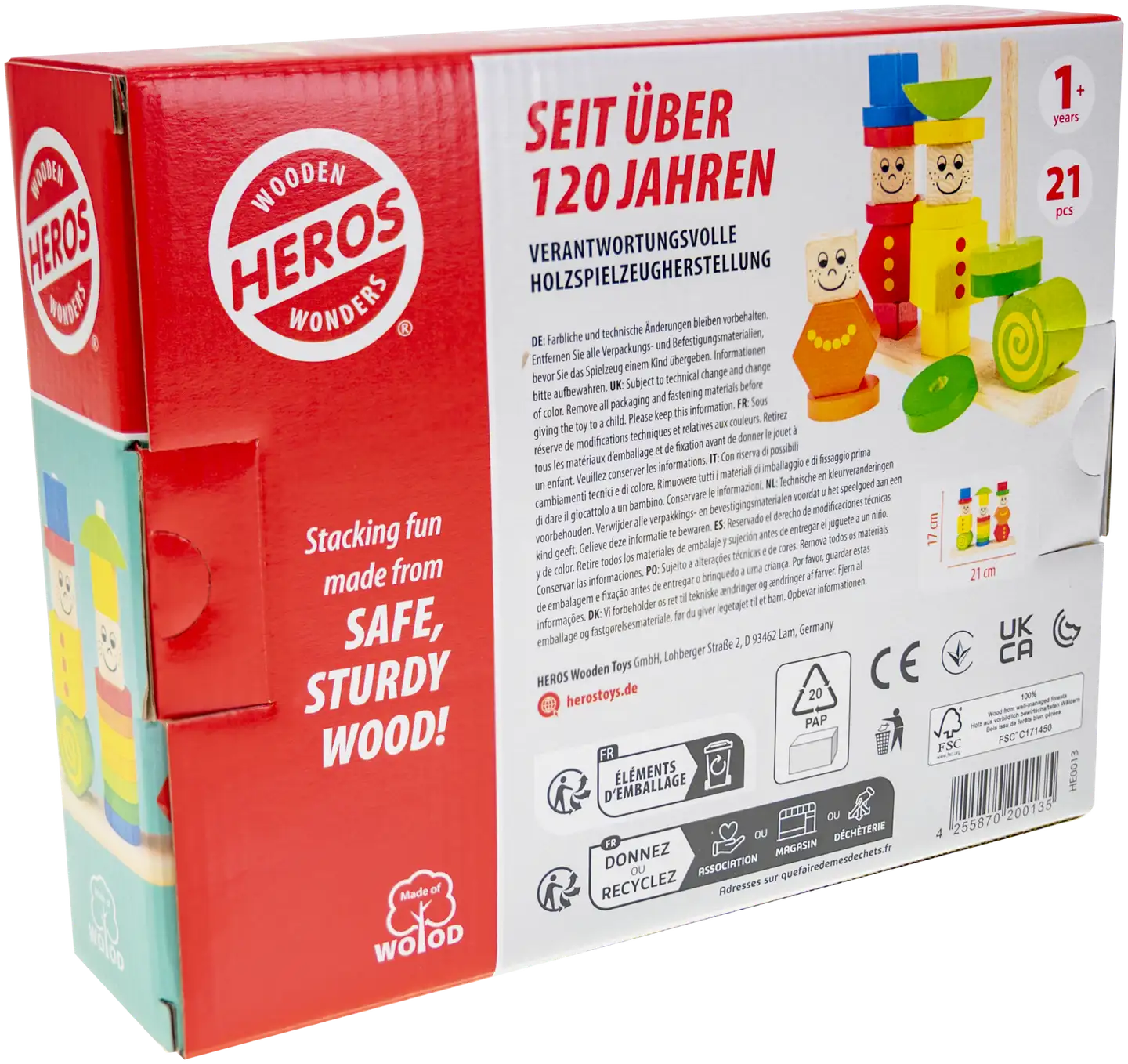 Heros lelu Play and Learn Pinottava hahmopalapeli 21 osaa - 8